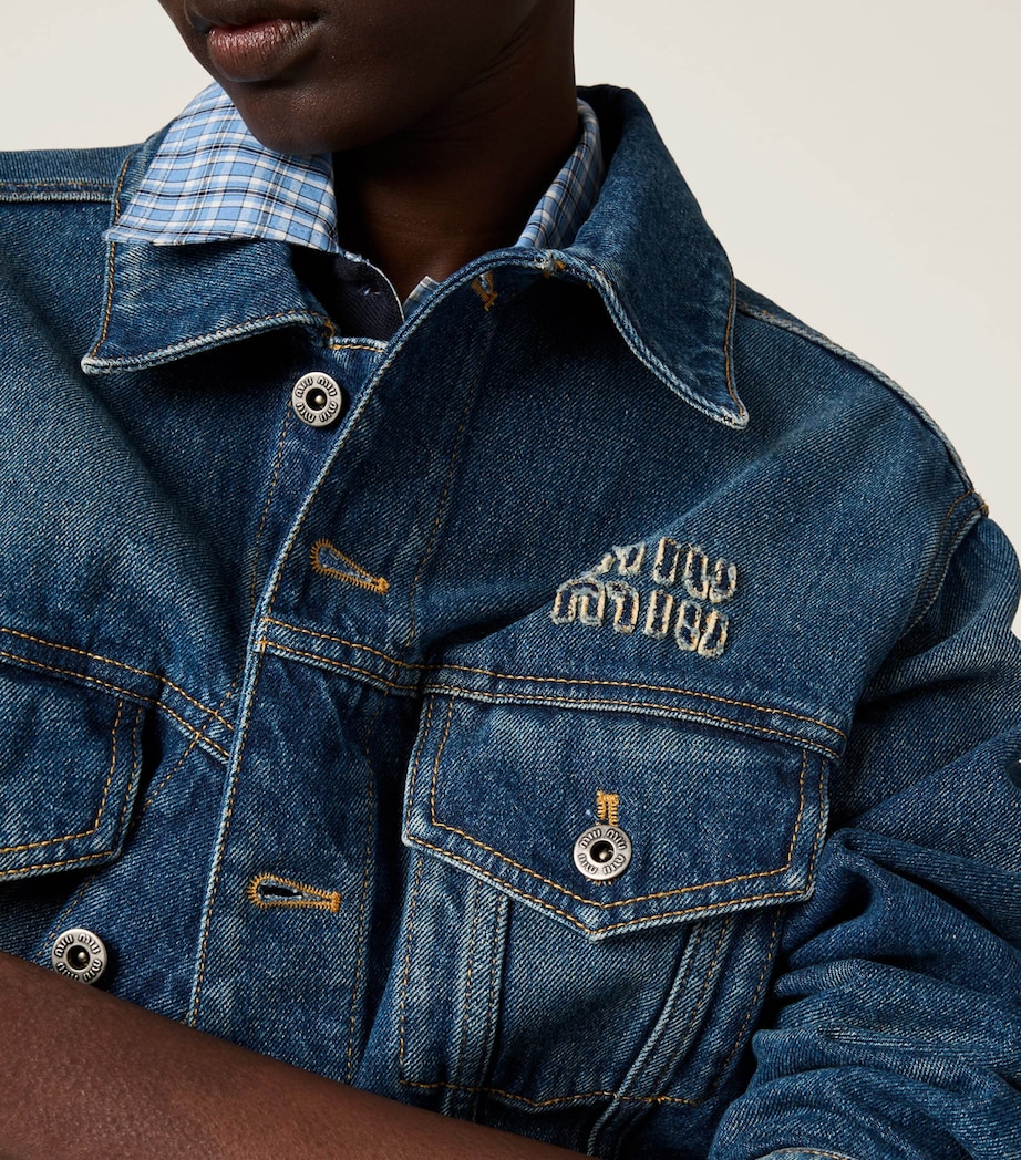 Washed Denim Jacket F0008 Image 4