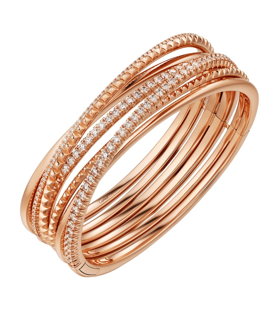 Cartier Rose Gold and Diamond Étincelle de Cartier Bangle Rose Gold Image 1