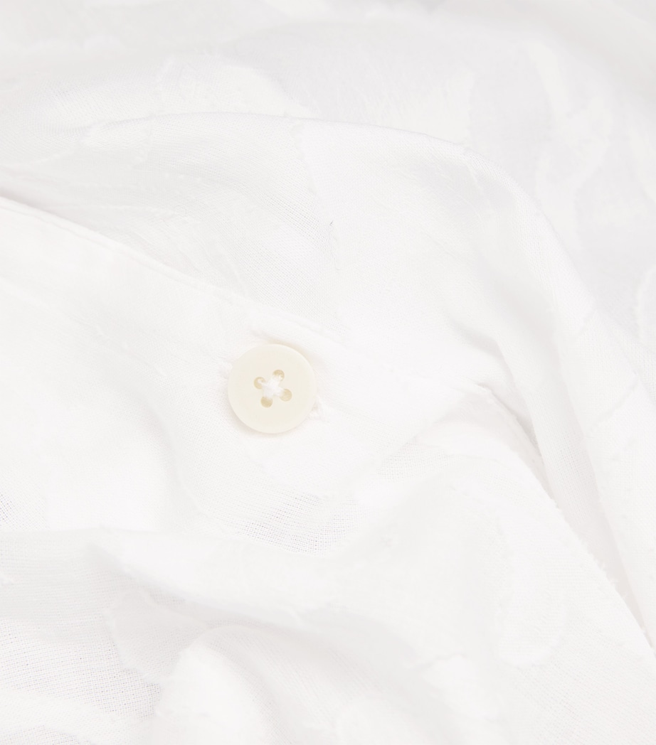 Floral Jacquard Pyjama Set OFF WHITE Image 5