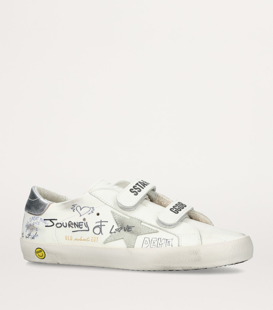 Leather Old School Sneakers WHITE/OTH Image 3