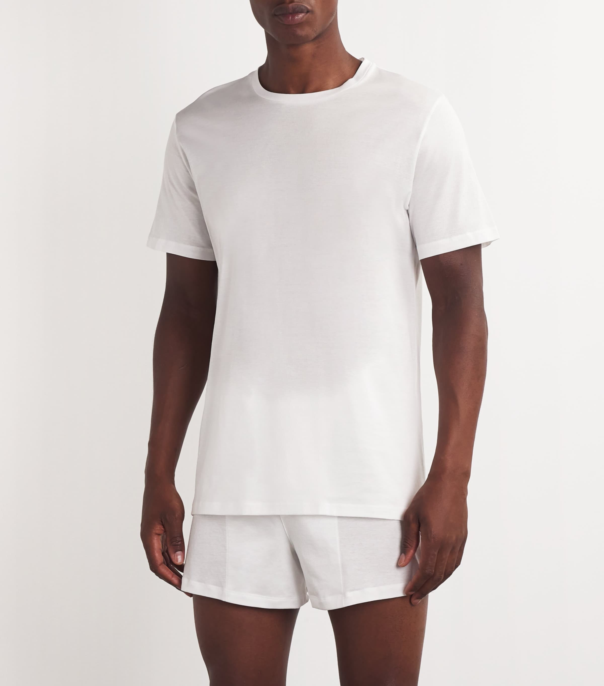 Cotton T-Shirt 101 WHITE Image 3