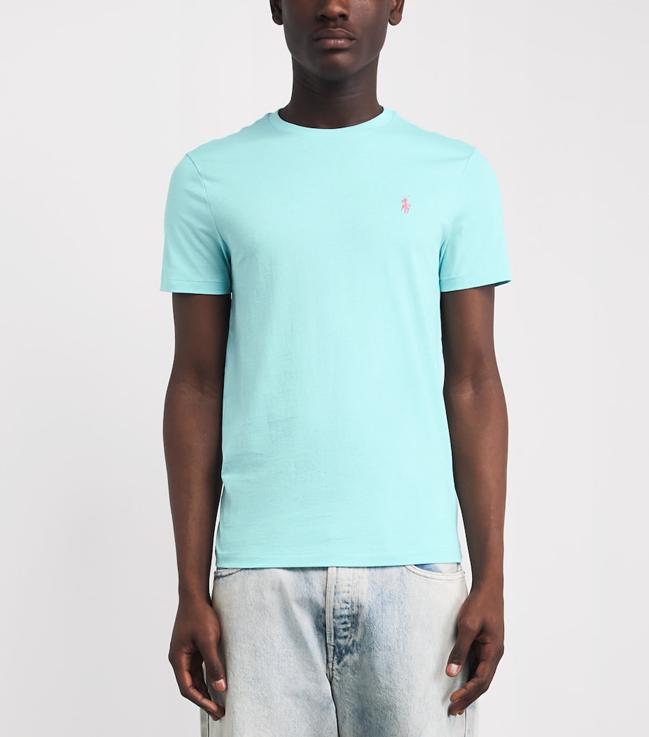 Polo Ralph Lauren Mens Cotton Custom-Fit Polo Pony T-Shirt New Image 4