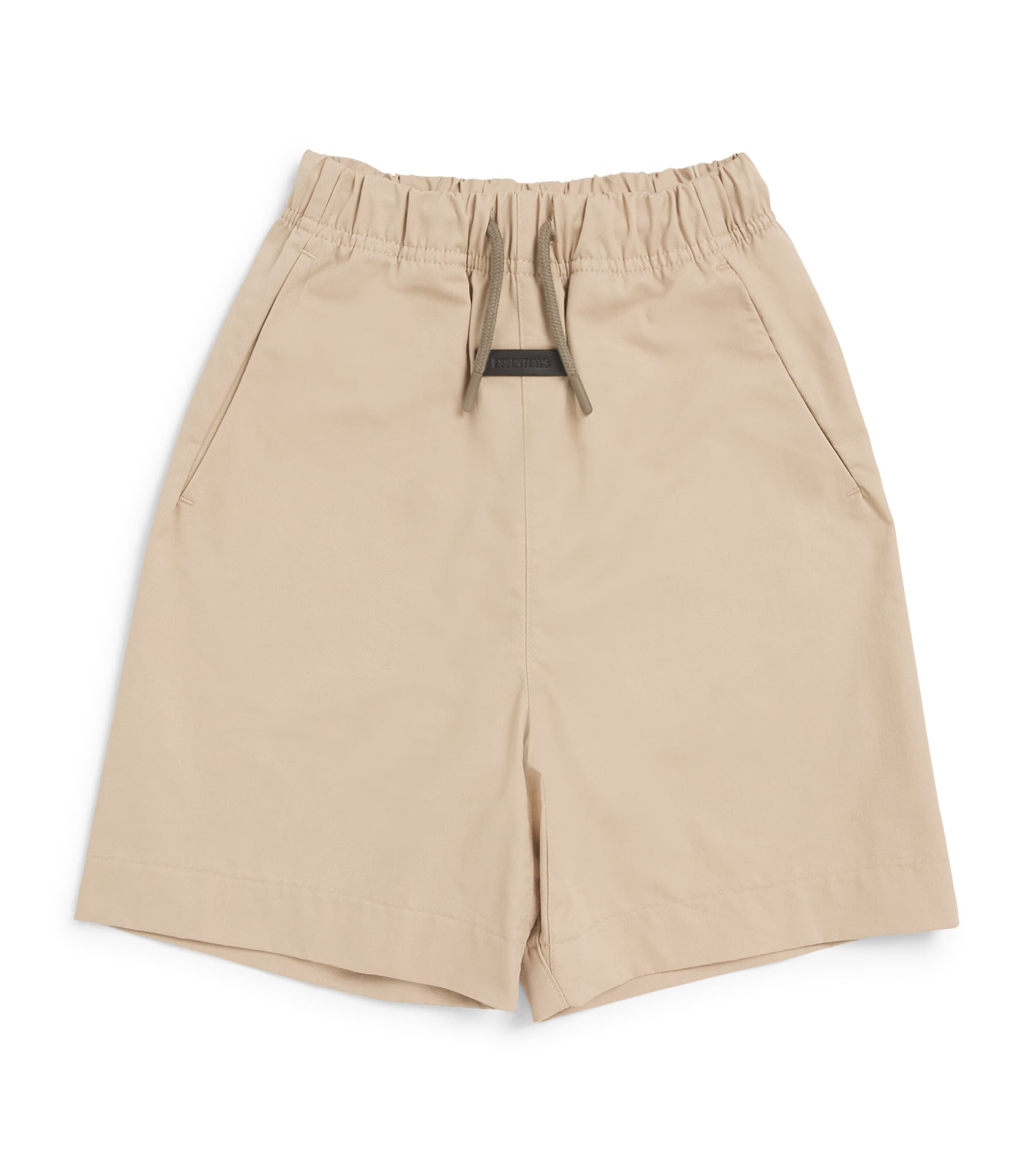 Essentials Kids' Logo Lounge Shorts In Beige