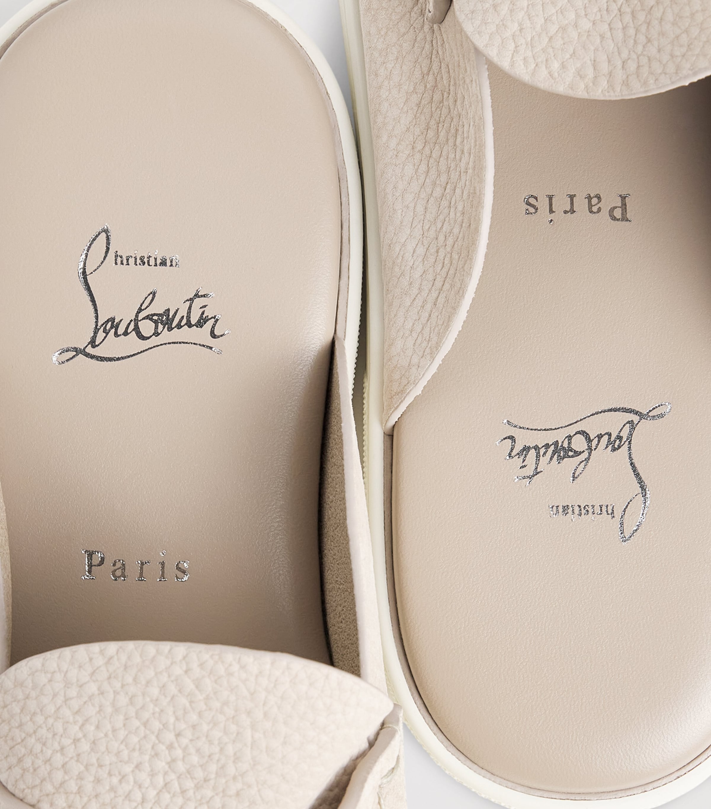 Christian Louboutin Chanme Calf Leather Boat Shoes Image 7
