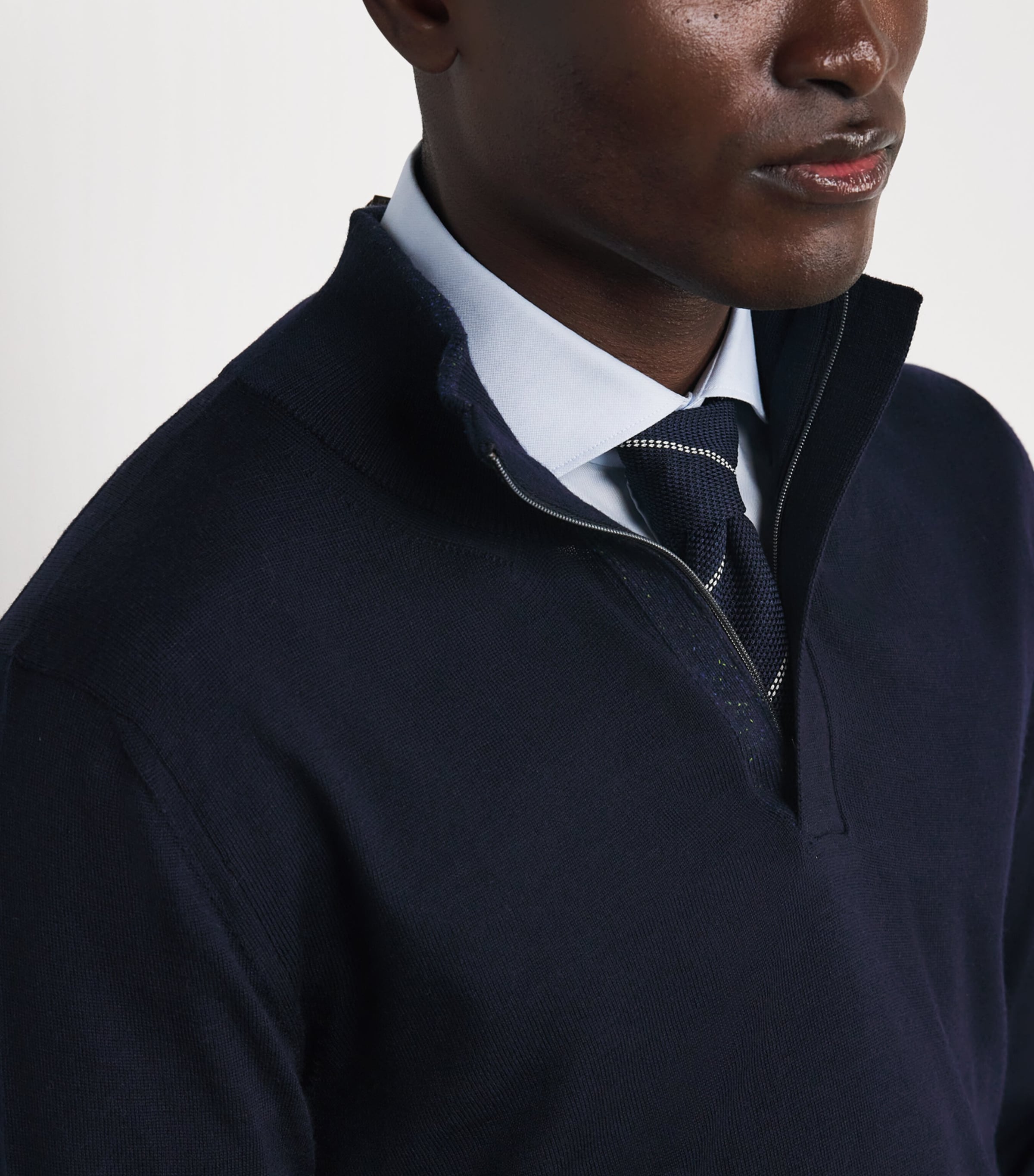 Wool-Blend Zip-Up Sweater 300 Image 6