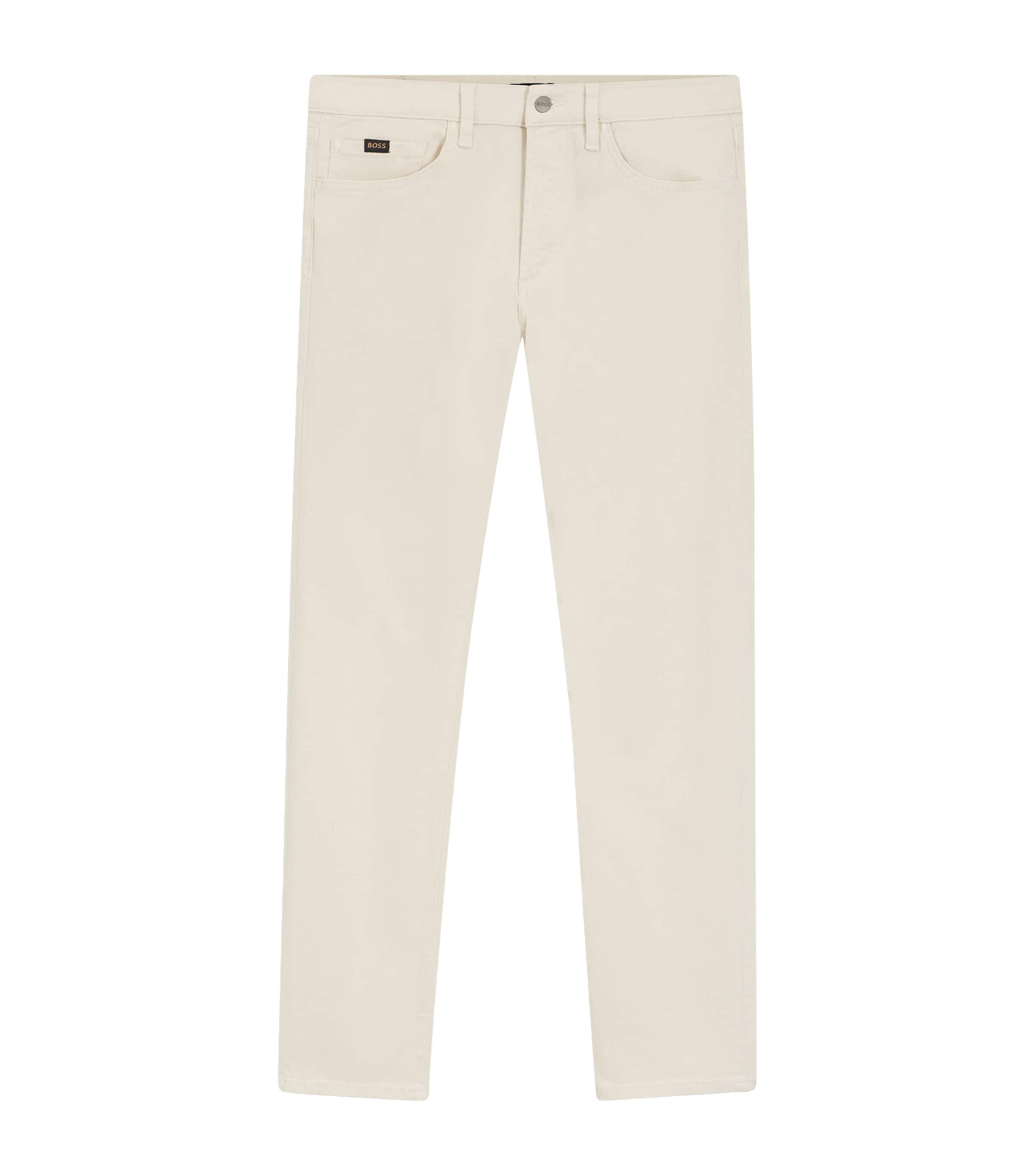 BOSS Mens Stretch-Denim Slim Jeans Image 1