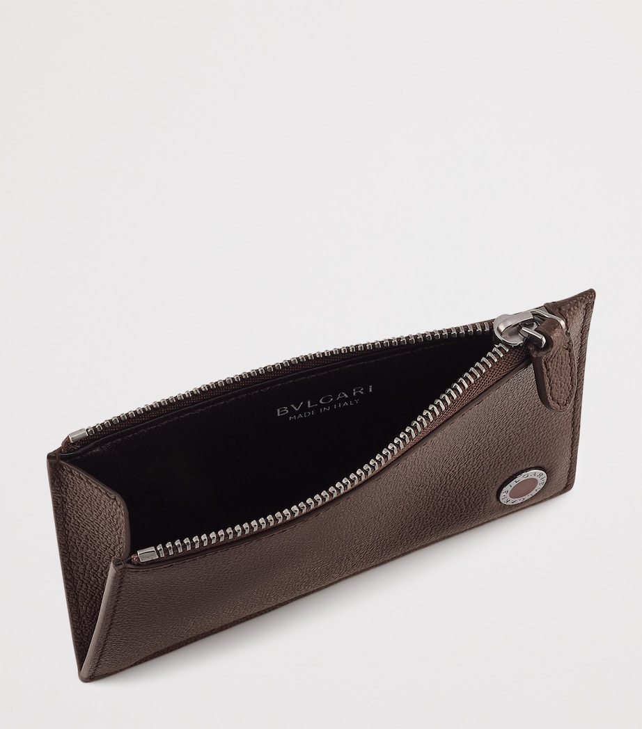 Leather Bvlgari Bvlgari Man Card Holder BROWN MEDIUM Image 2