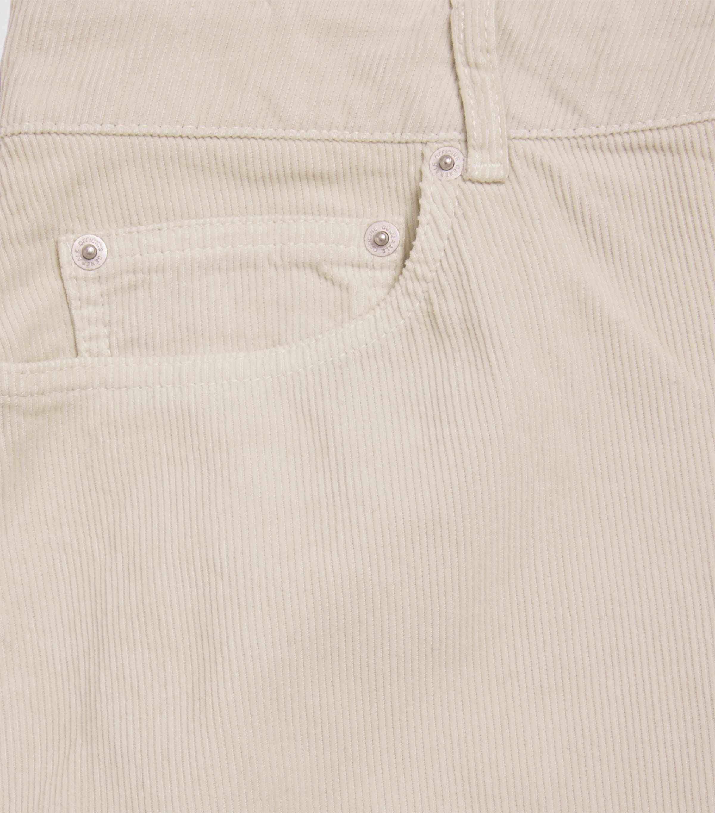 Cotton Corduroy 5-Pocket Trousers MOON Image 5