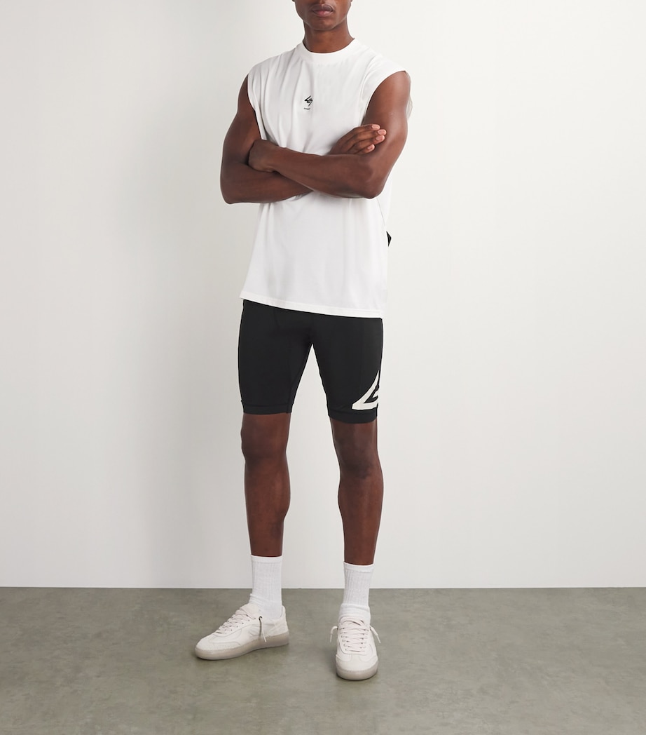 Cargo Half Tight Shorts JET BLACK Image 2