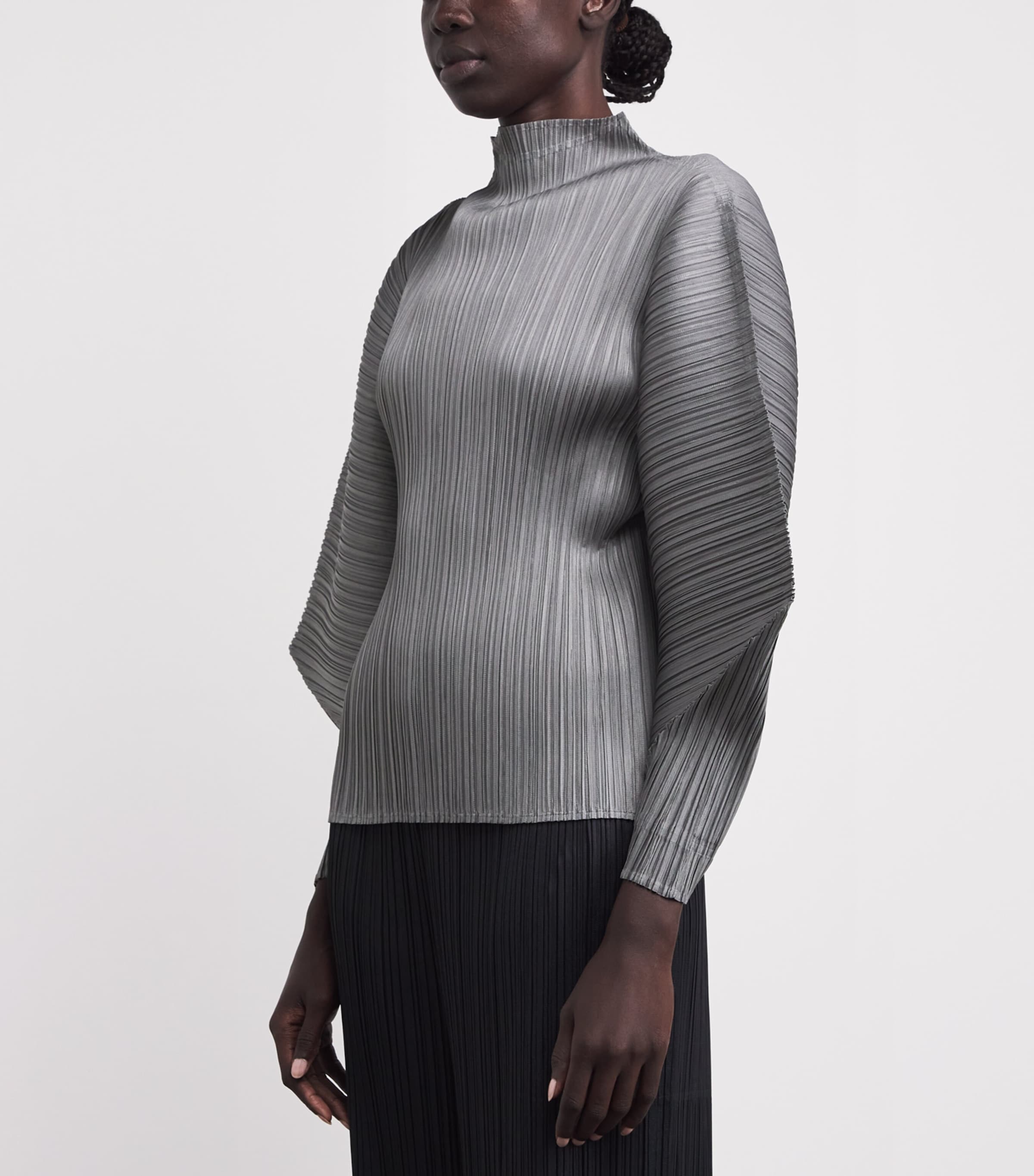 Skyline High-Neck Top GREY Image 3