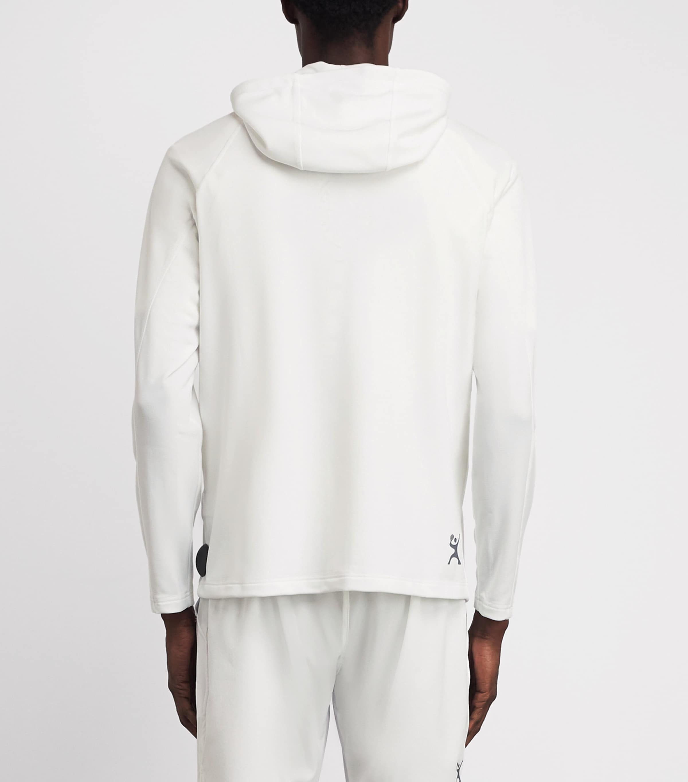 Pulco Studios Mens Full Zip Training Hoodie White Image 5