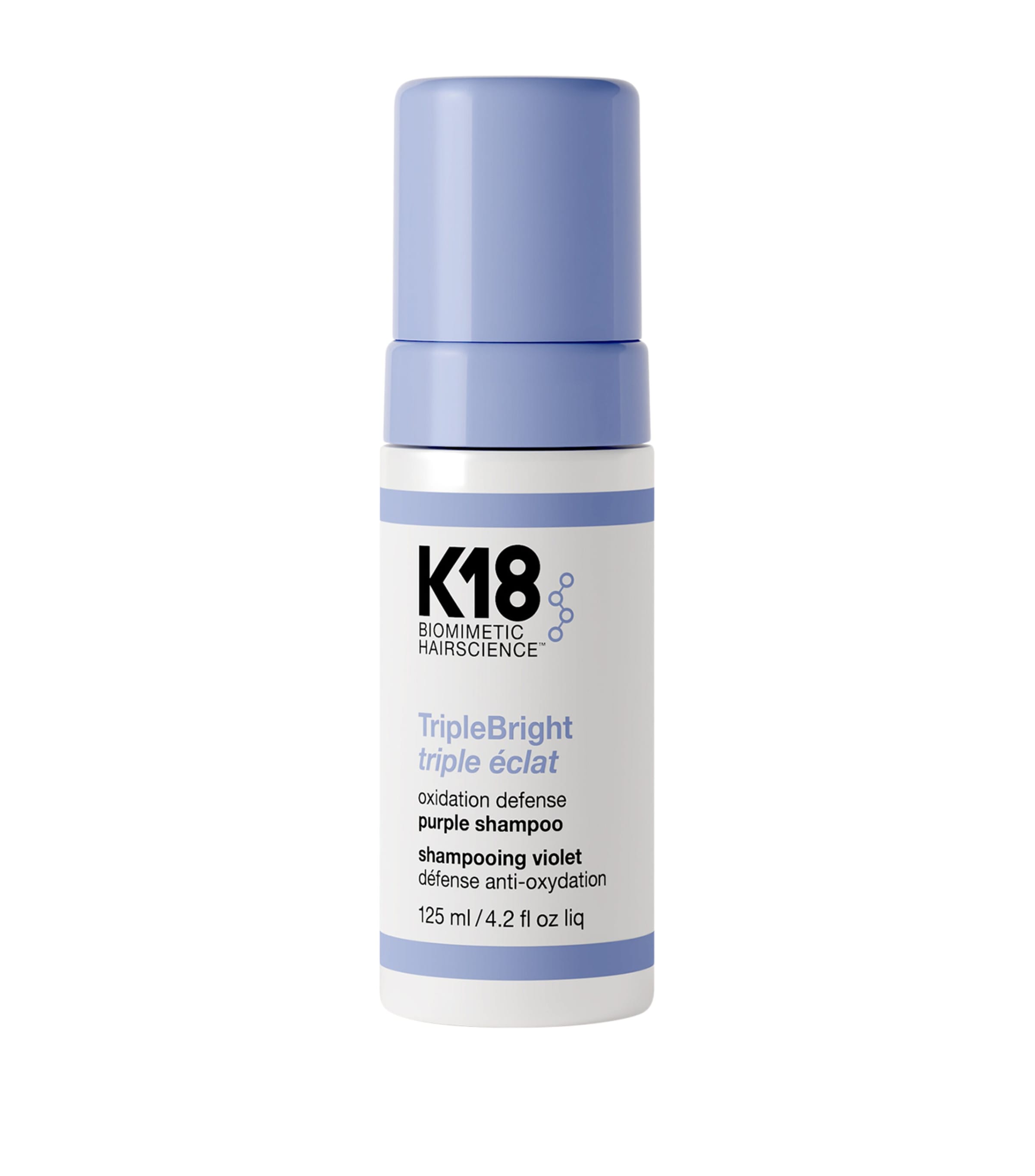K18 TripleBright Defence Purple Shampoo (125ml) Image 1