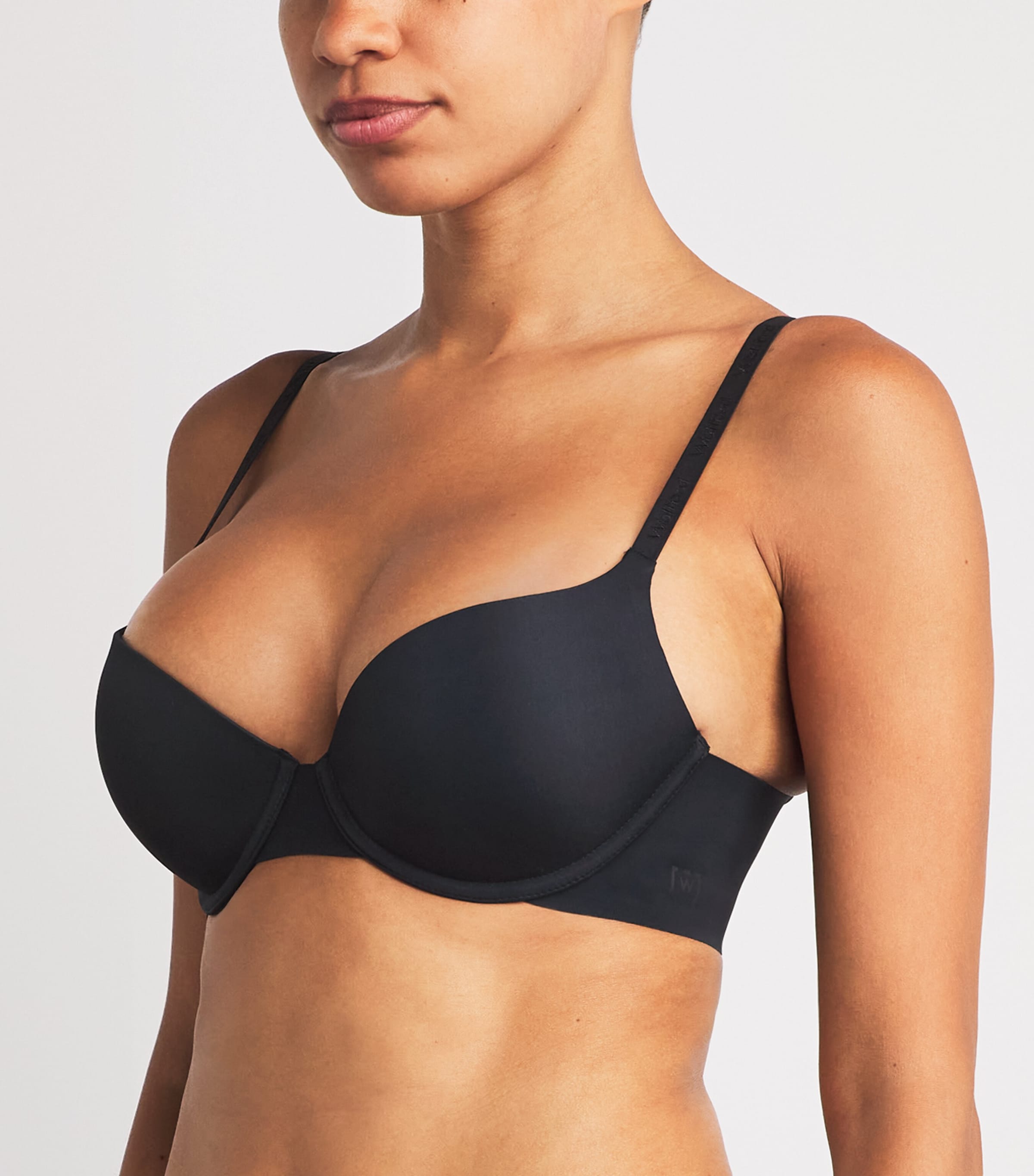 Wolford Womens Pure Push-Up Bra Black Image 2