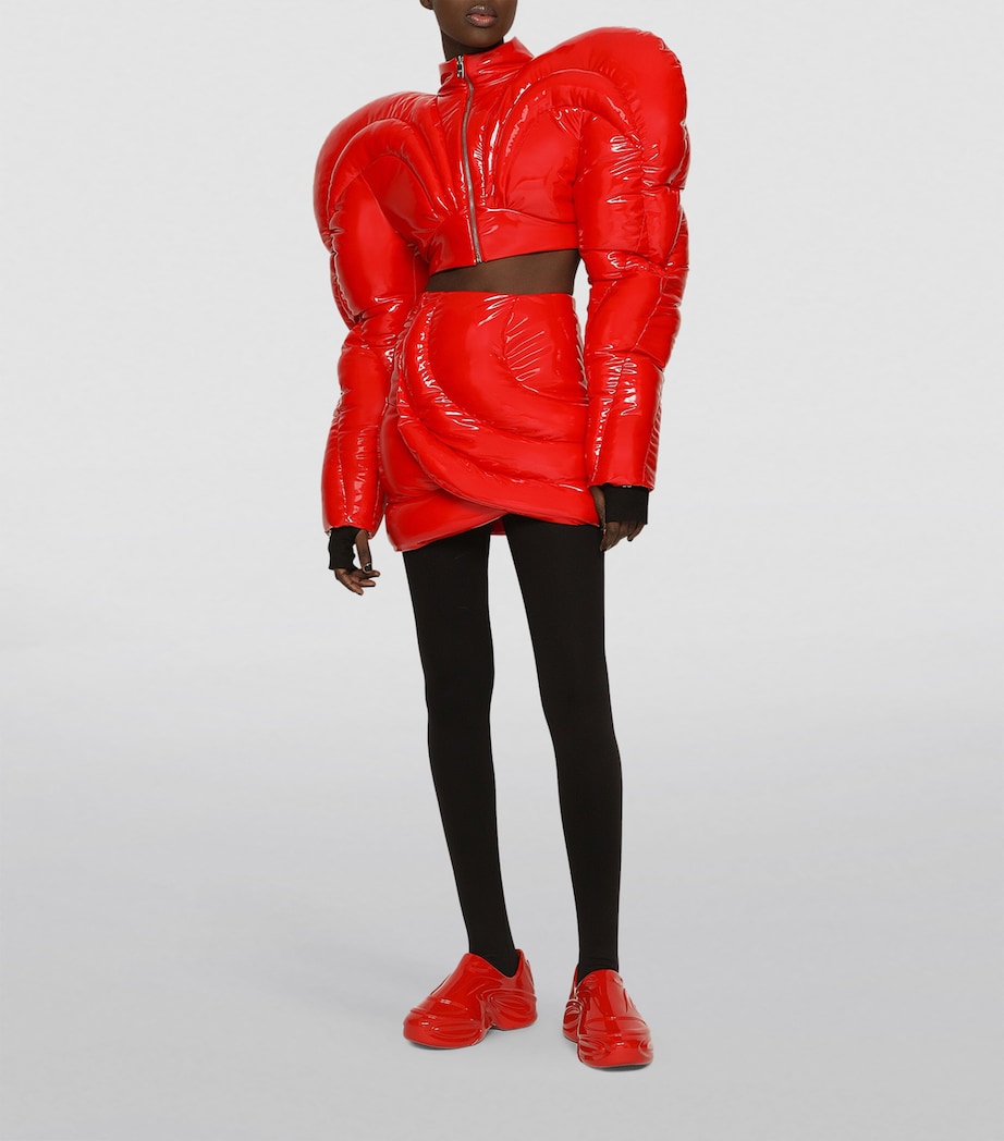 Logo-Waistband Leggings N0000-BLACK Image 3