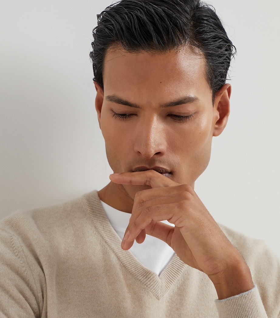 Cashmere V-Neck Sweater CS396 Image 6