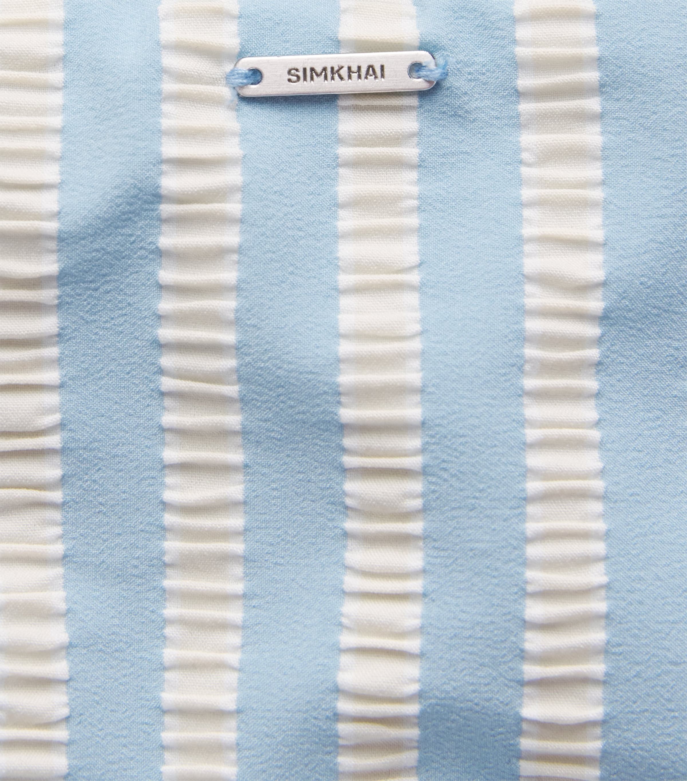 Stripe Teya High-Rise Bikini Bottoms HYDRANGEA BLUE SP Image 4