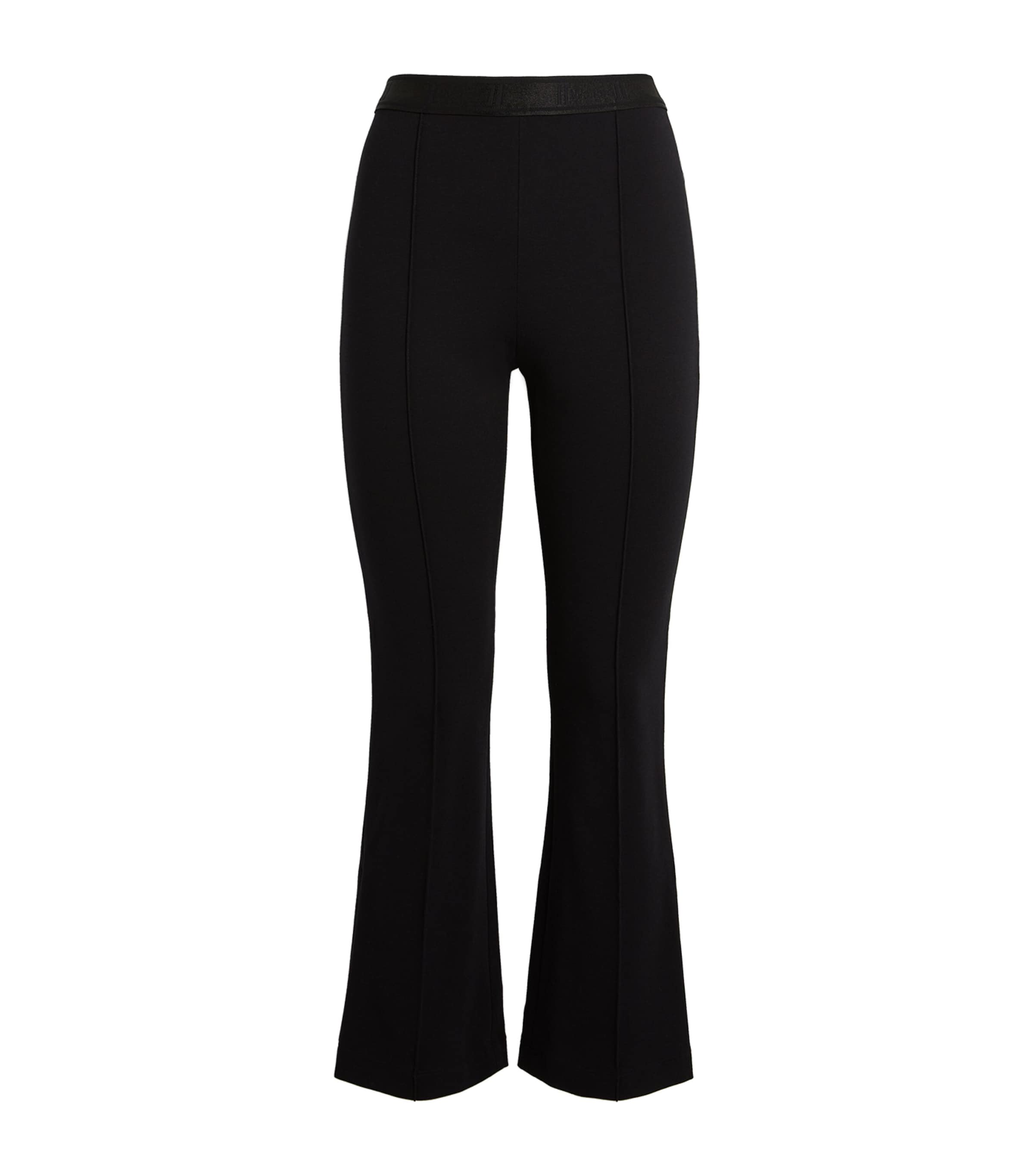 Wolford X Simkhai Intricate Pattern Flared Pants In Black