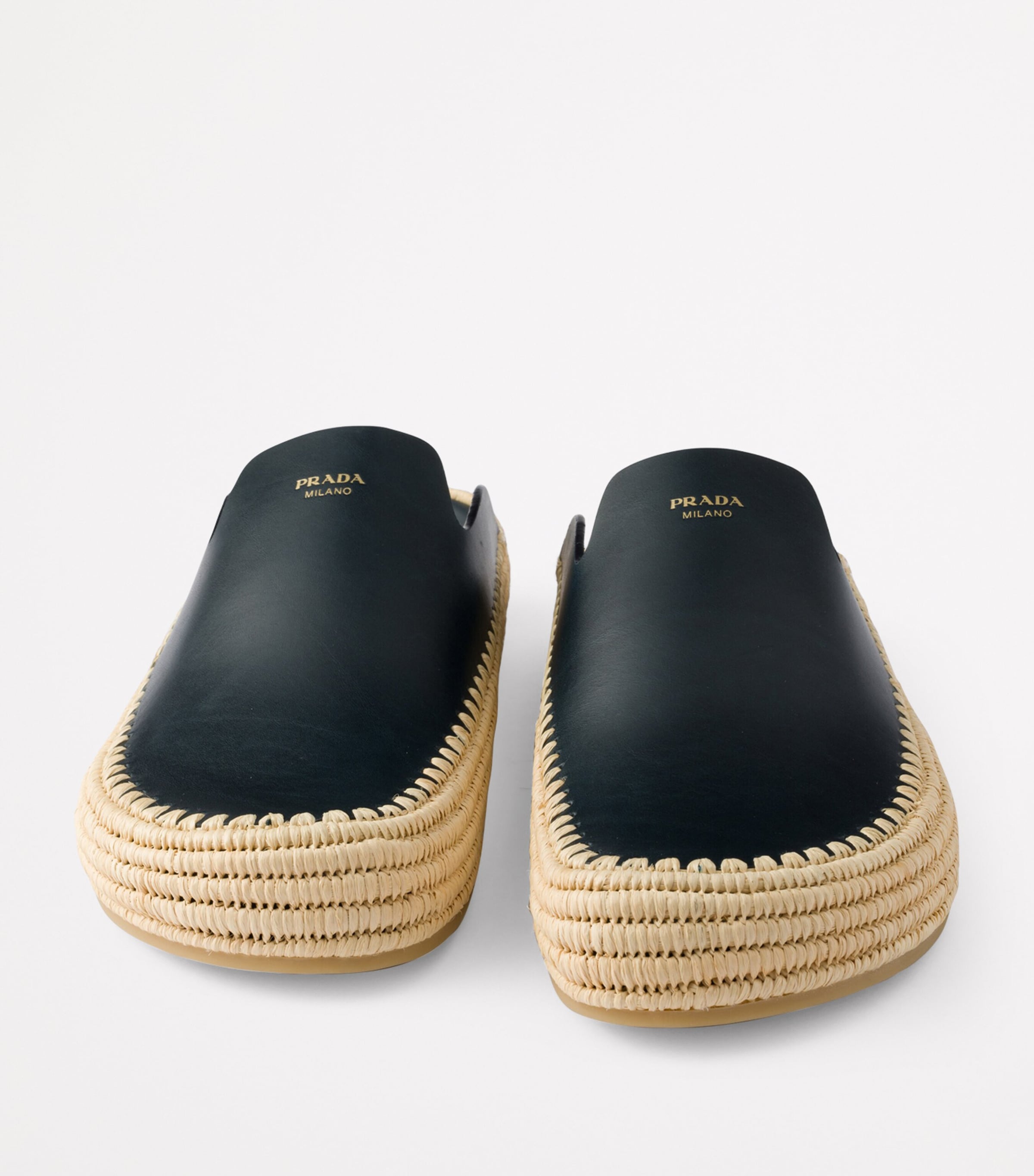 Prada Leather Mules | Harrods DE