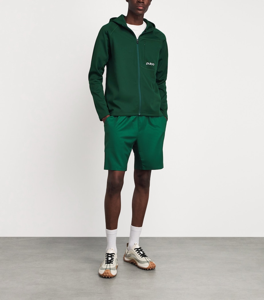 Pulco Studios Mens Full Zip Training Hoodie Court Green Image 2