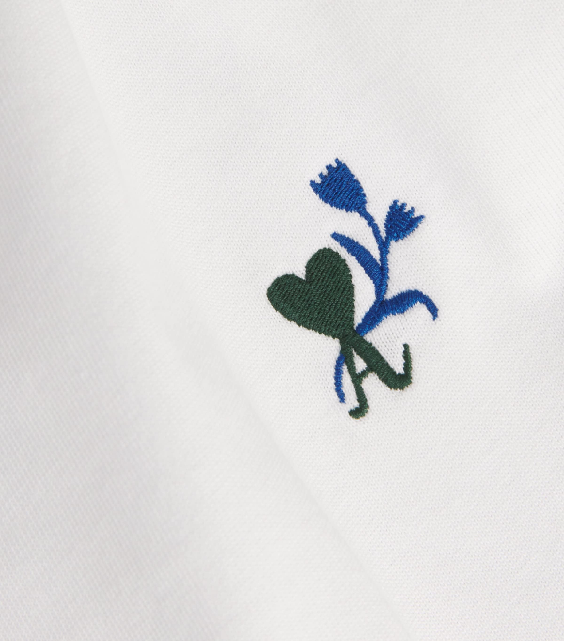 AMI Paris Mens Ami de Coeur Tulip T-Shirt Blanc Image 6