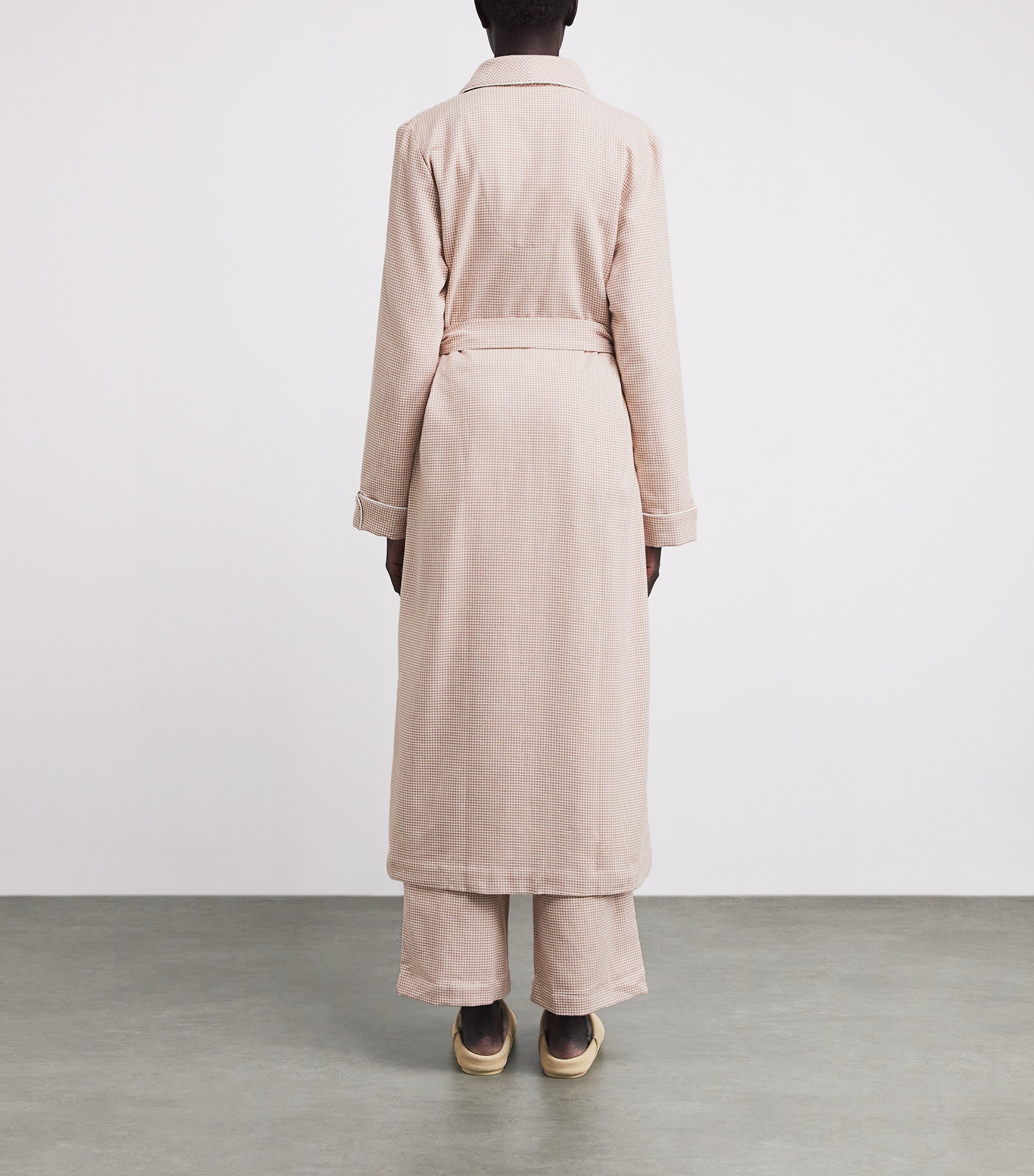 Brushed Cotton Kelburn Robe BEI/NEUTRAL Image 4