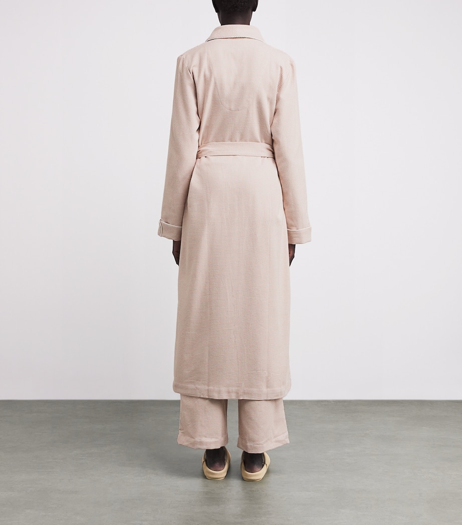 Brushed Cotton Kelburn Robe BEI/NEUTRAL Image 4
