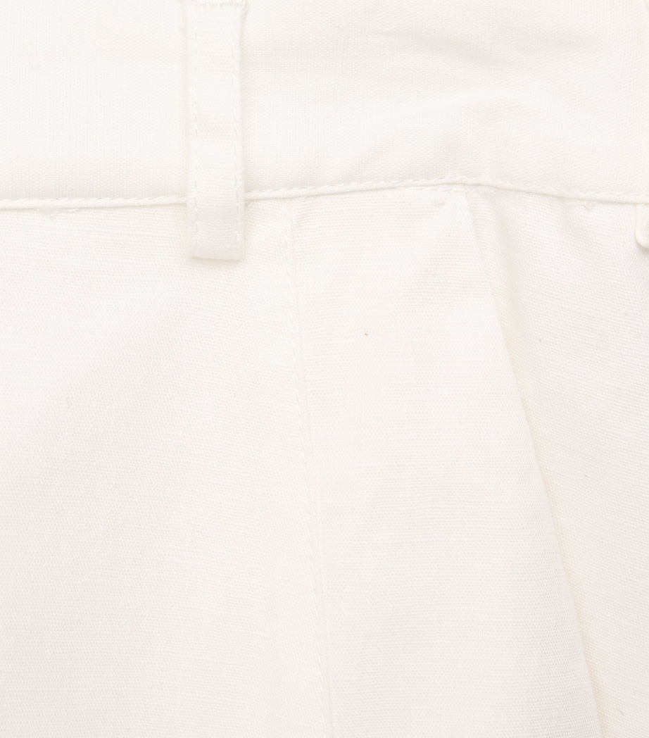 Palmer//Harding Womens Linen-Blend Elara Jeans White Linen Blend Image 6