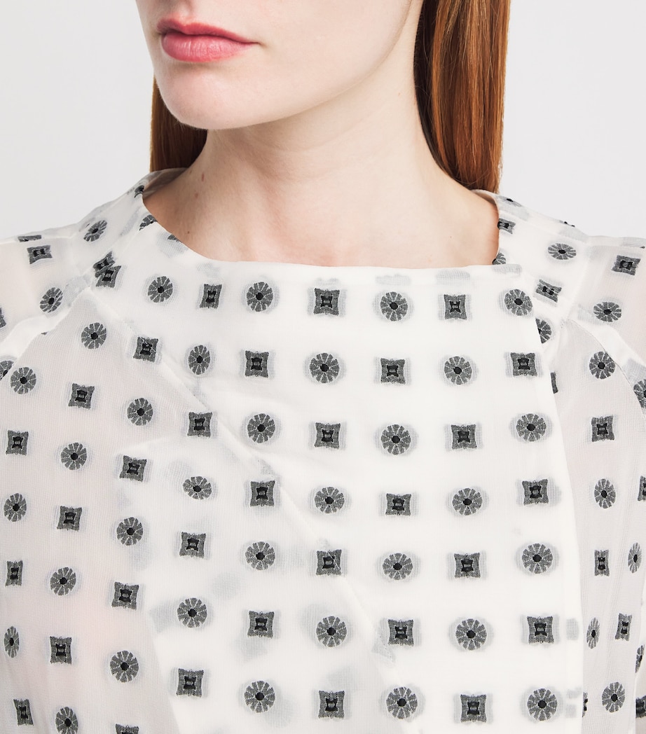 Jacquard Wrap Top 115MRSHMLW NTHG DTSY Image 6