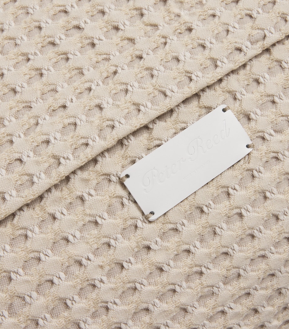 Textured Checkers Cushion (50cm x 30cm) NEUTRAL Image 3
