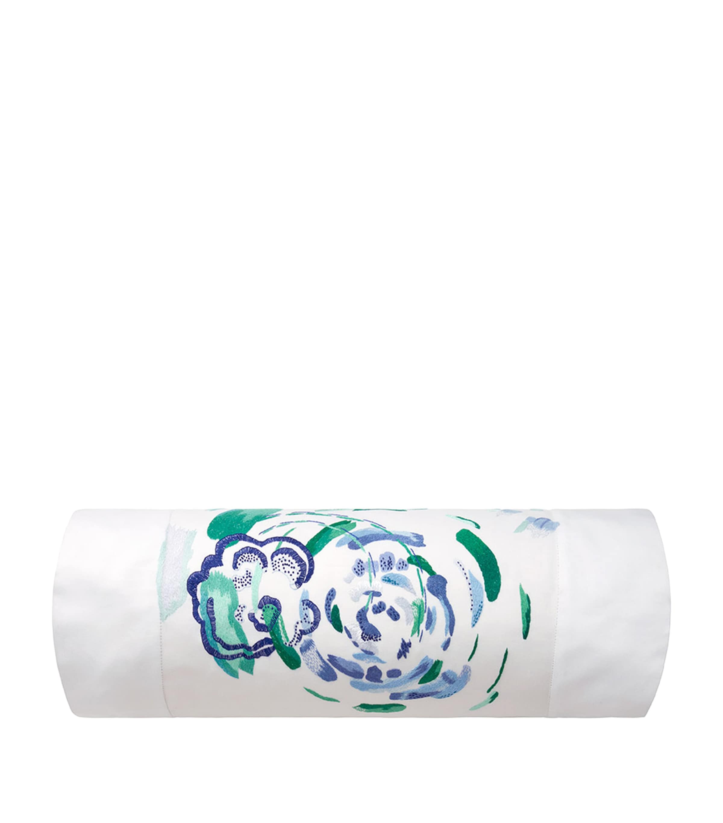 Yves Delorme Couture Pima Cotton Abysses Neck Roll (13cm x 35cm) Image 2