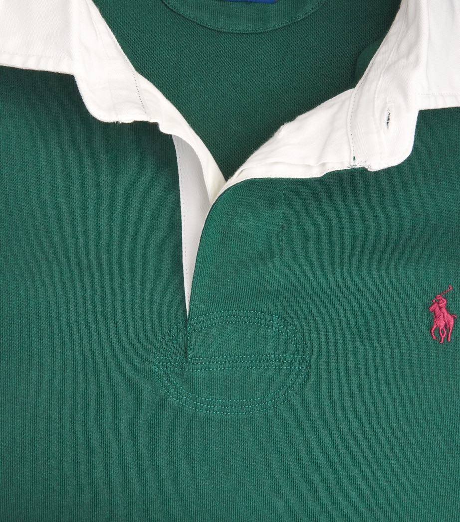Cotton The Iconic Rugby Shirt GREEN Image 5