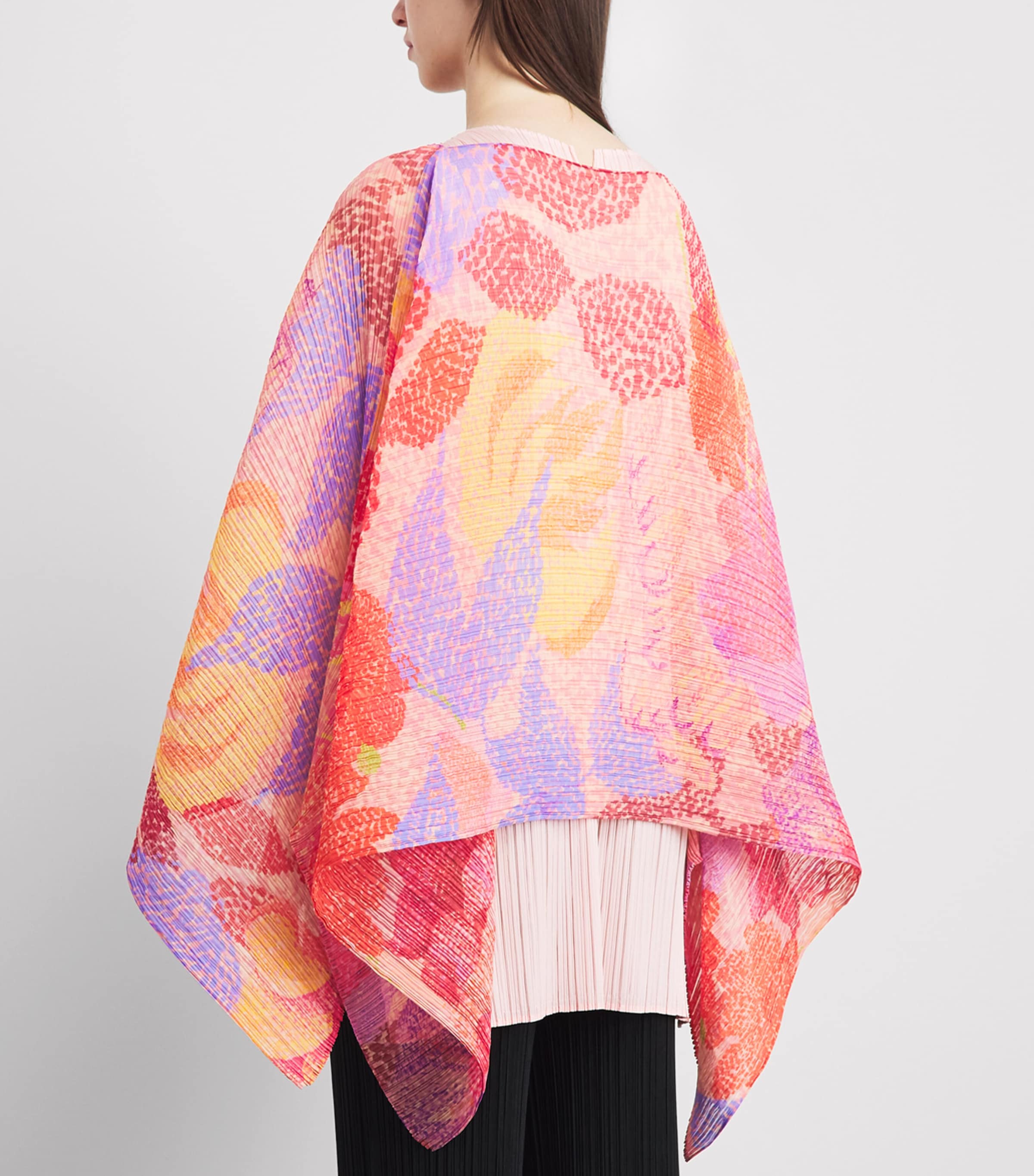 Pleats Please Issey Miyake Pink Pleated Foggy Forest Madame-T