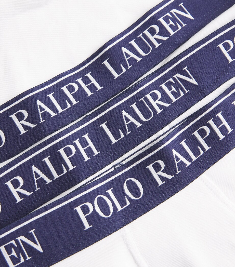 Ralph Lauren Kids Pack of 3 Stretch-Cotton Boxer Briefs (8-14 Years) White Image 4