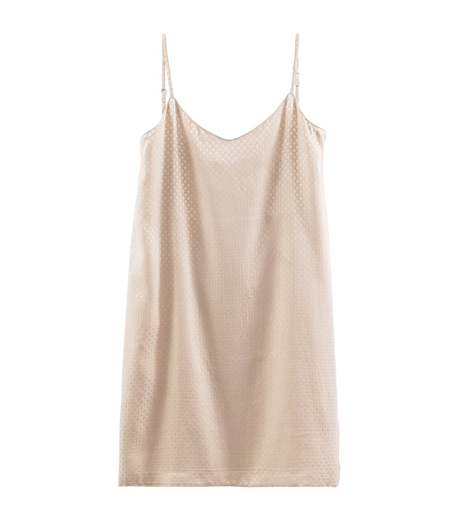 Hamam Jacquard Astra Nightdress Bone Image 1