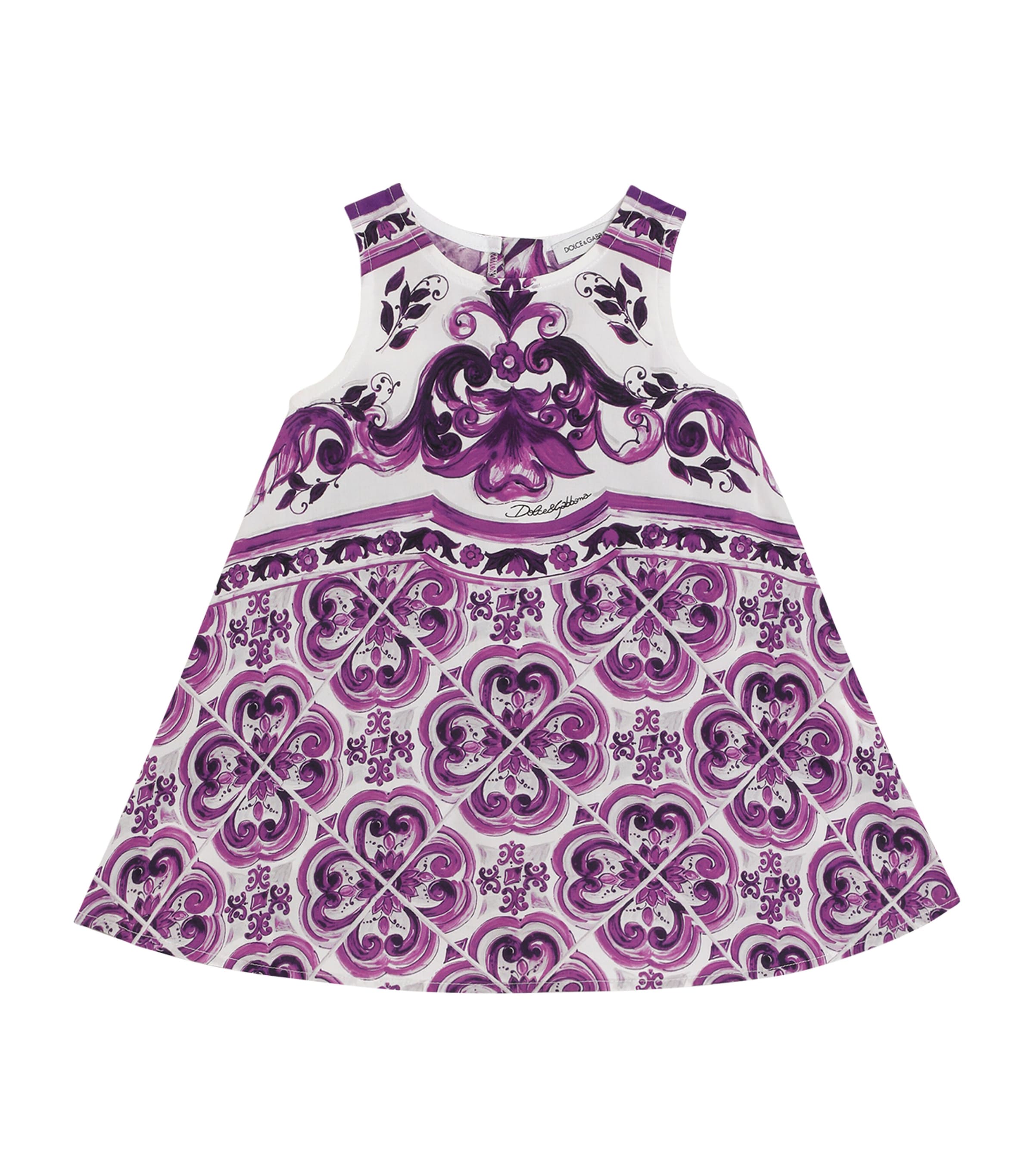 Dolce & Gabbana Cotton Printed Dress