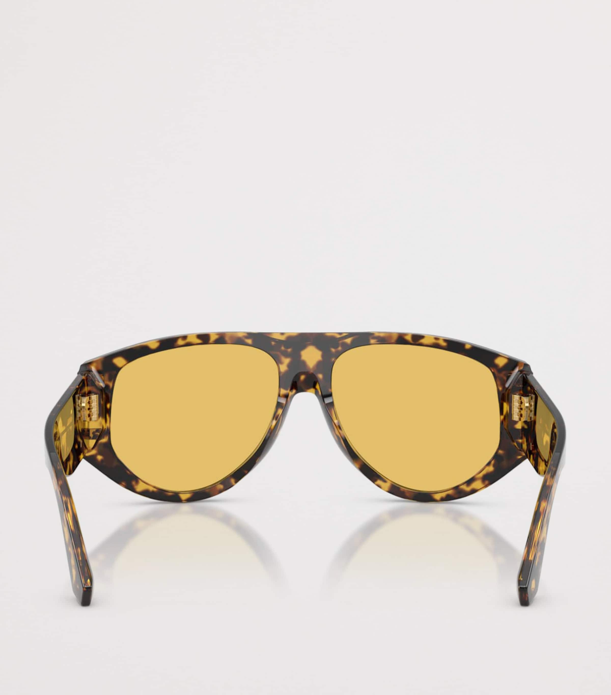 Dolce&Gabbana Tortoiseshell Oversized Pilot Sunglasses Image 4