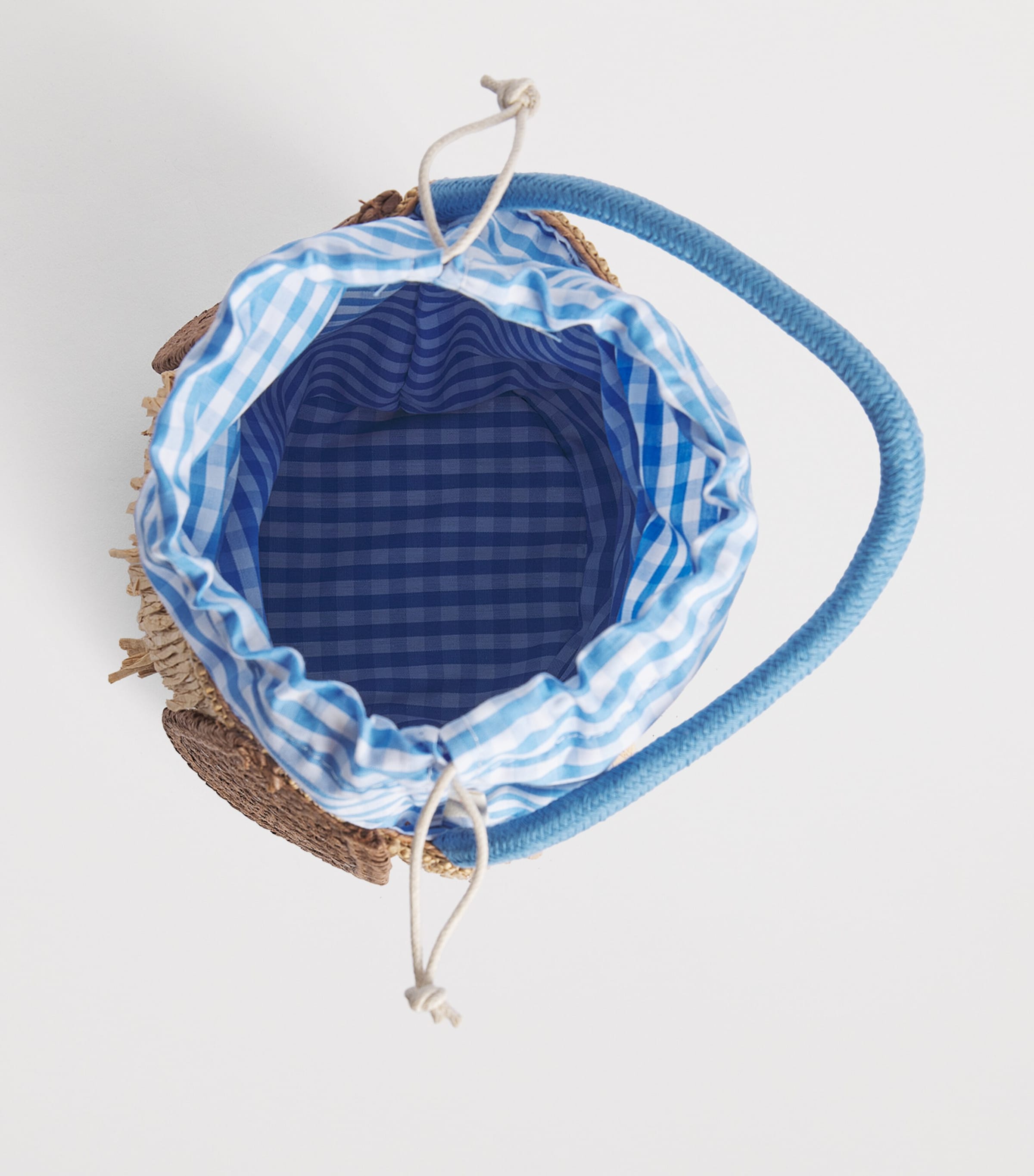 Meri Meri Raffia Puppy Bag Brown Image 4