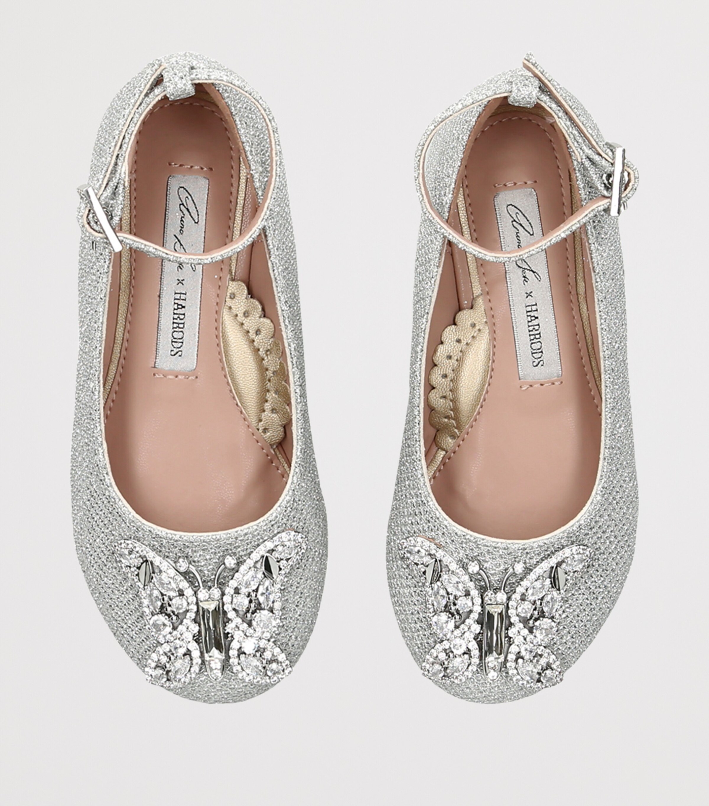 Aruna Seth Glitter Angelina Ballet Flats Silver Image 3