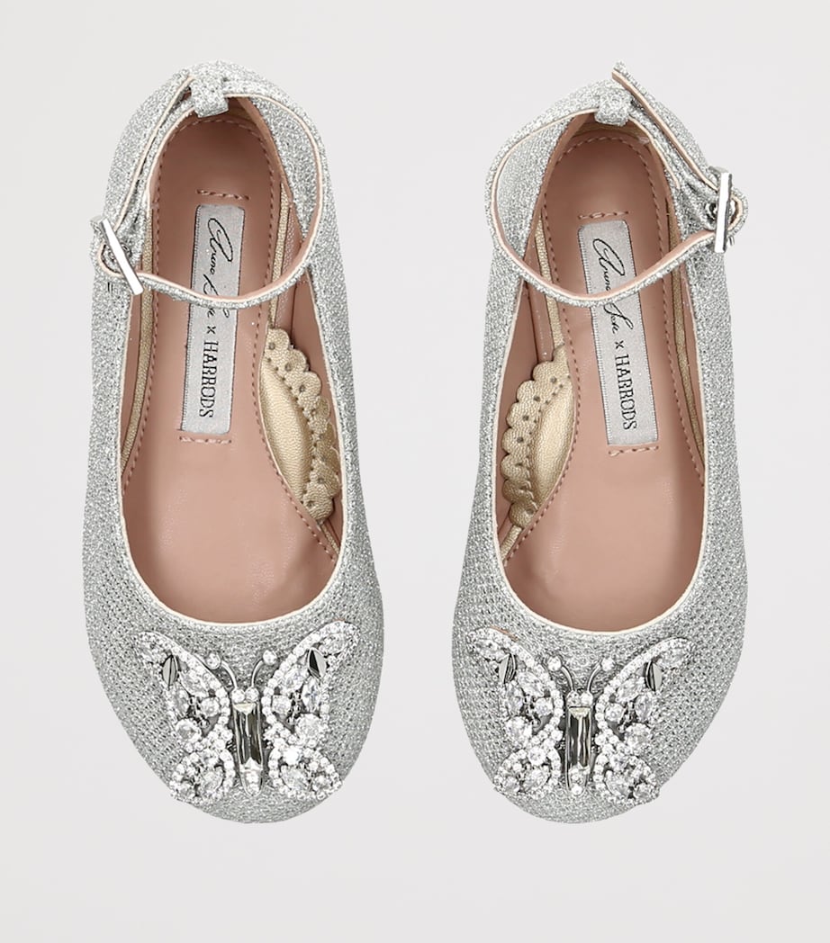 Aruna Seth Glitter Angelina Ballet Flats Silver Image 3