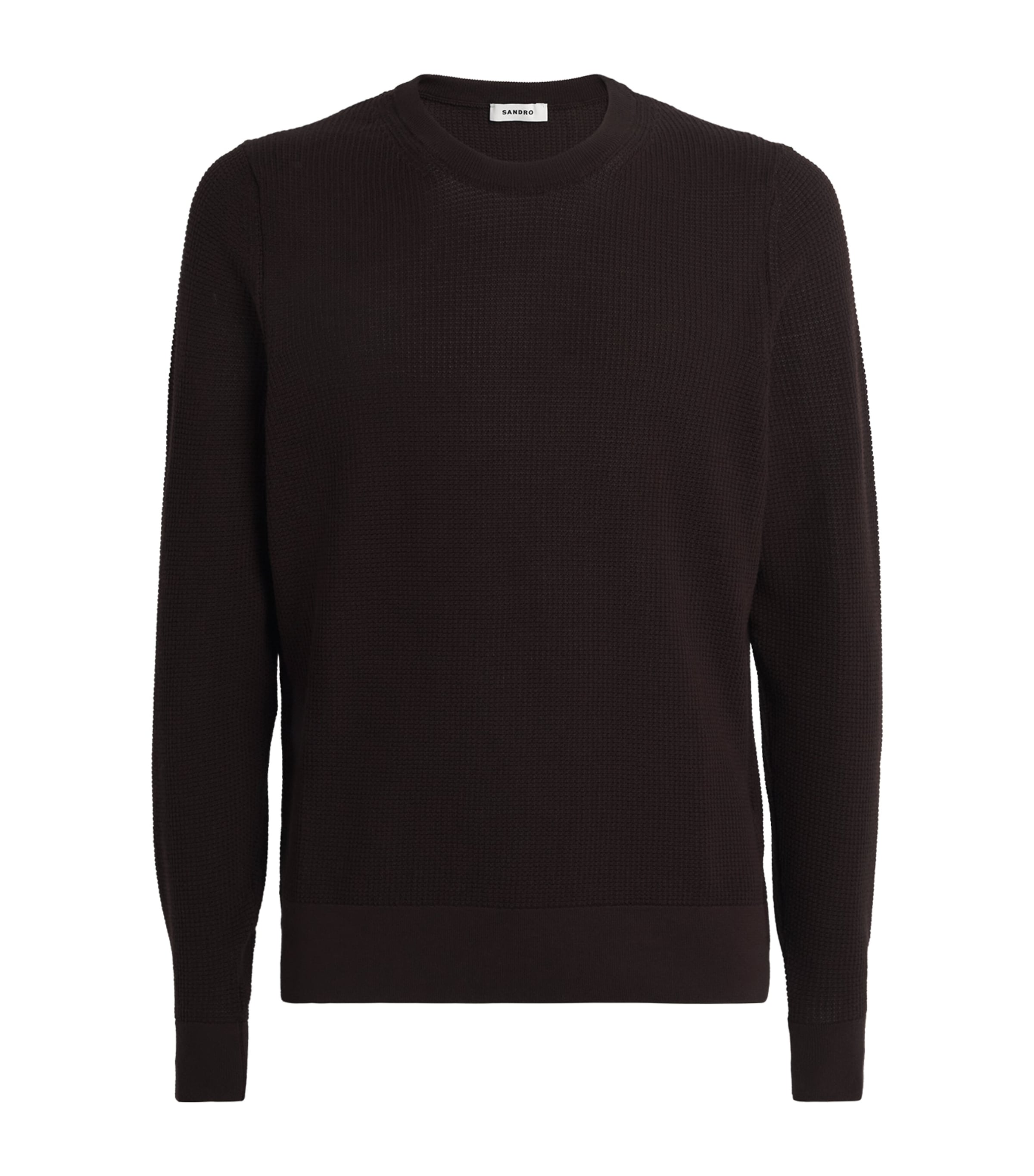 Sandro Paris Cotton Knitted Sweatshirt | Men New In | Mens Clothing | Men Clothing | Sweatshirts & Hoodies | Designers | Sandro Paris