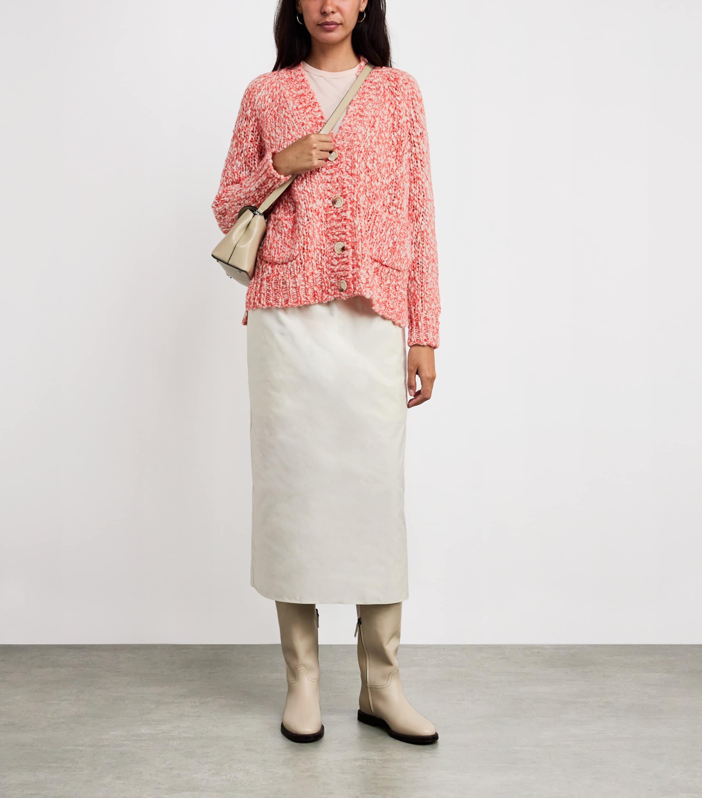 Wool-Blend Cardigan RED Image 2