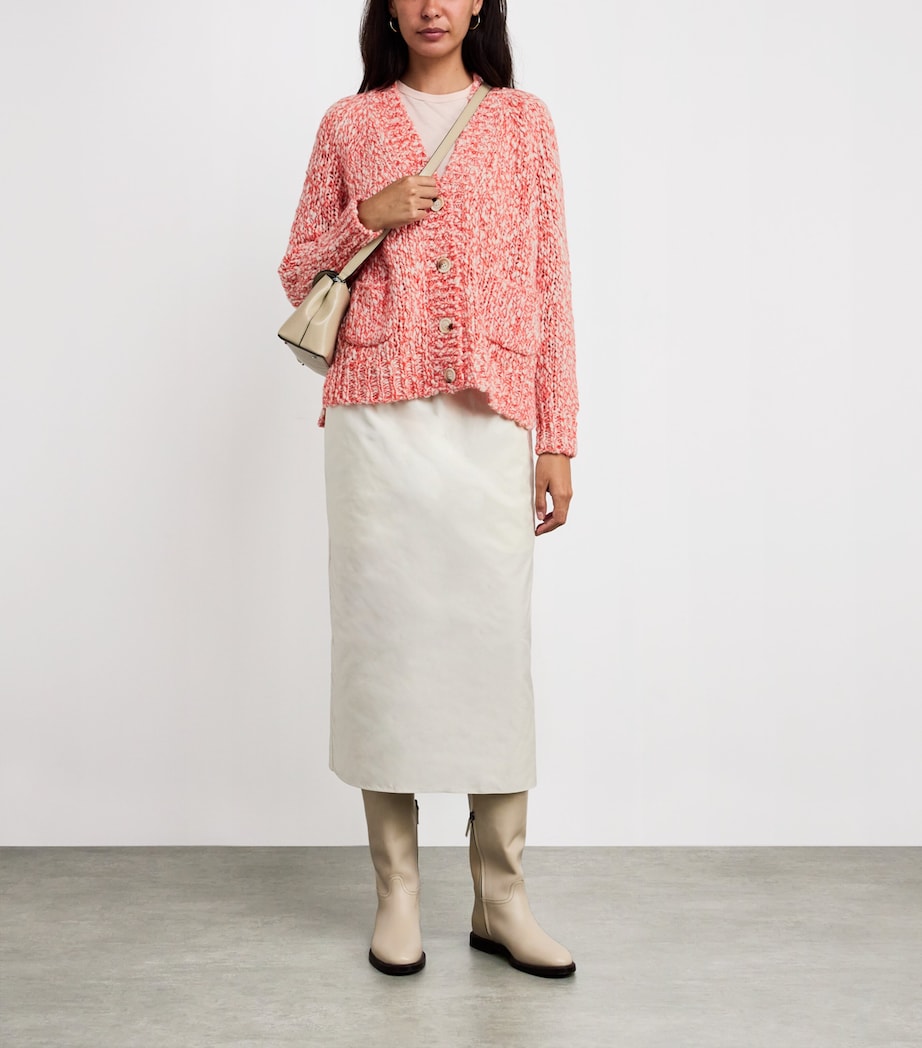 Wool-Blend Cardigan RED Image 2