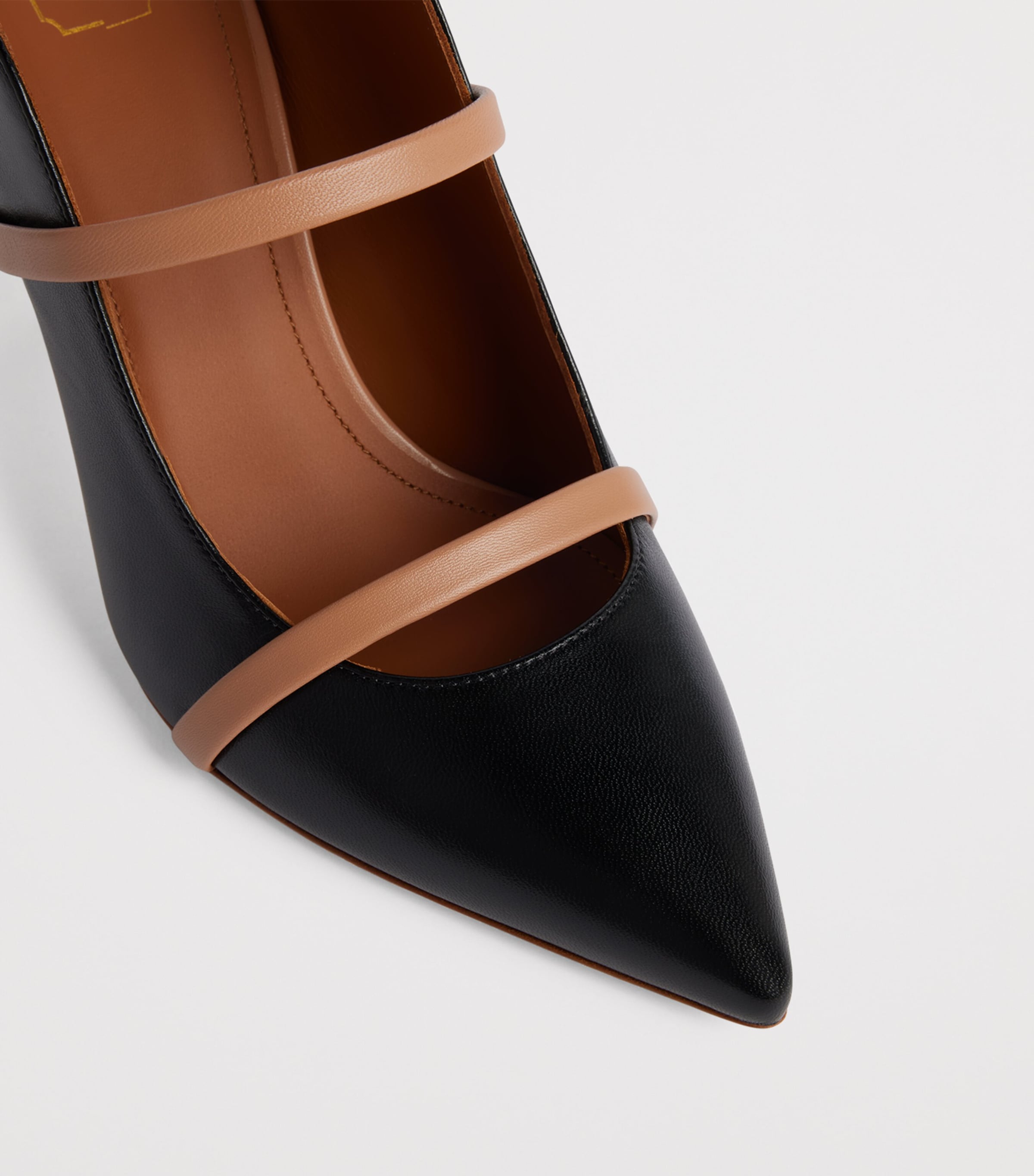 Leather Maureen Mules 70 BLACK Image 5