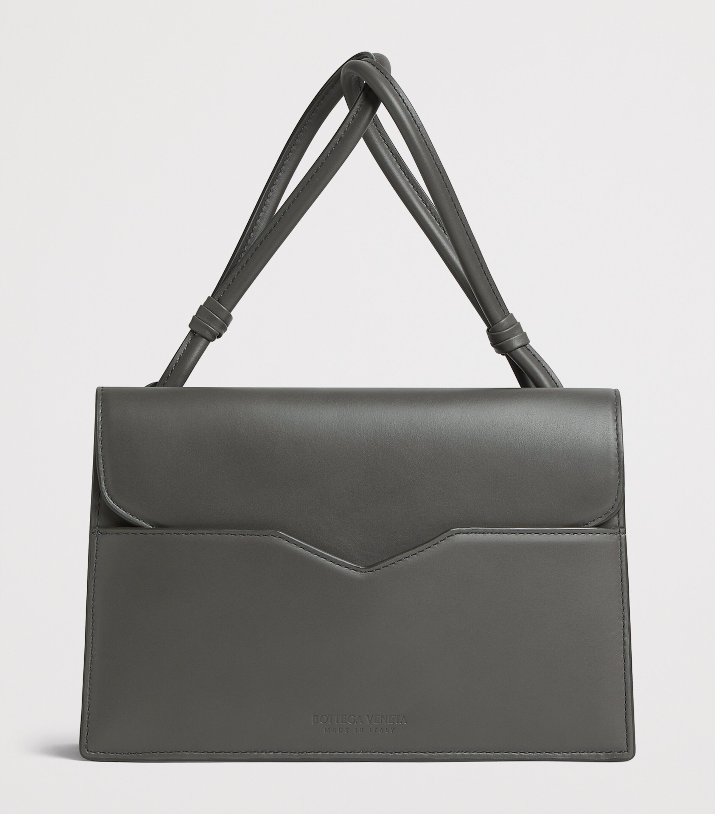 Bottega Veneta Leather Nodo Piano Top-Handle Bag Image 4