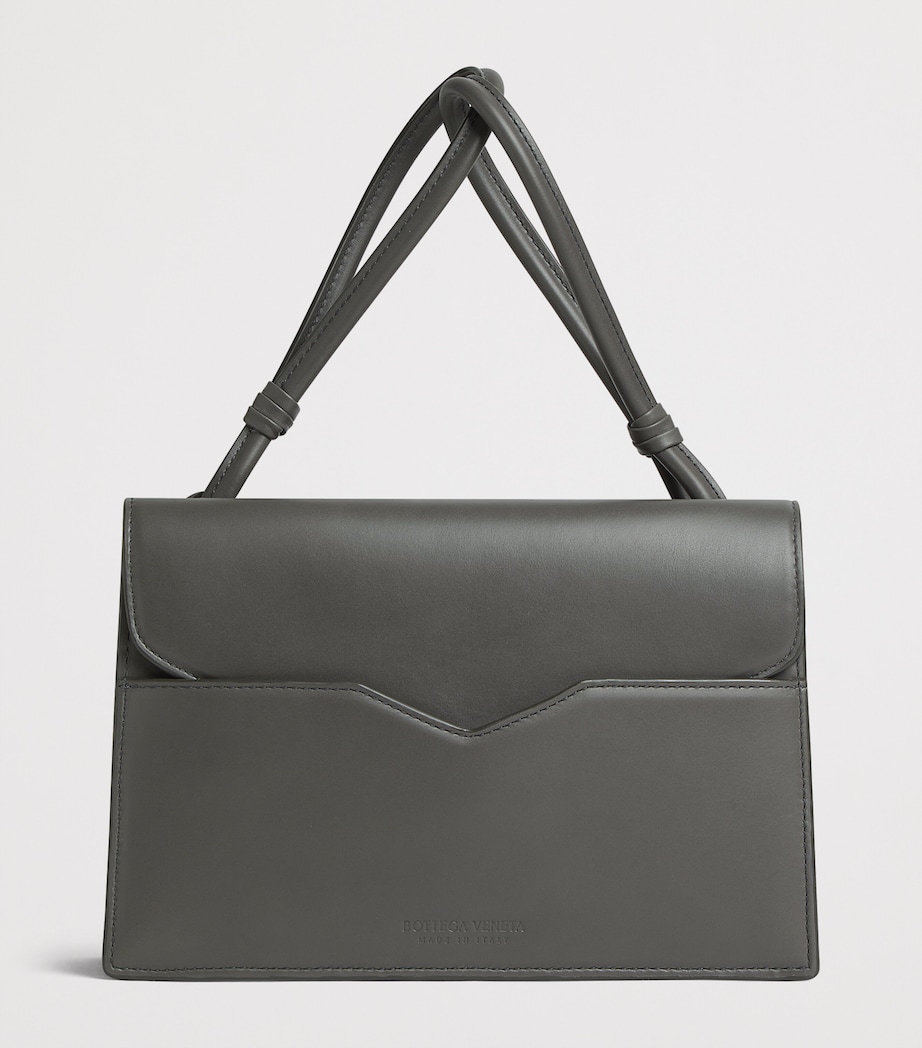 Bottega Veneta Leather Nodo Piano Top-Handle Bag Image 4