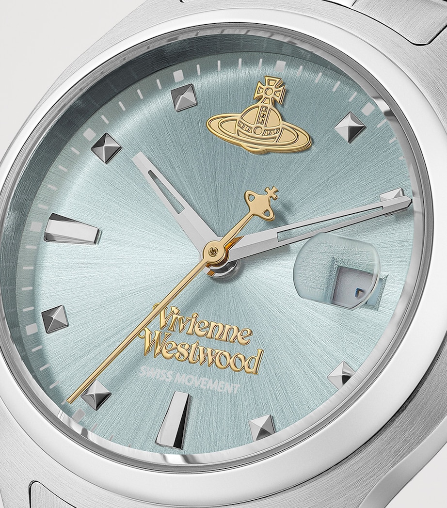 Stainless Steel Little Camberwell Watch 29mm SILVER BLUE Image 3