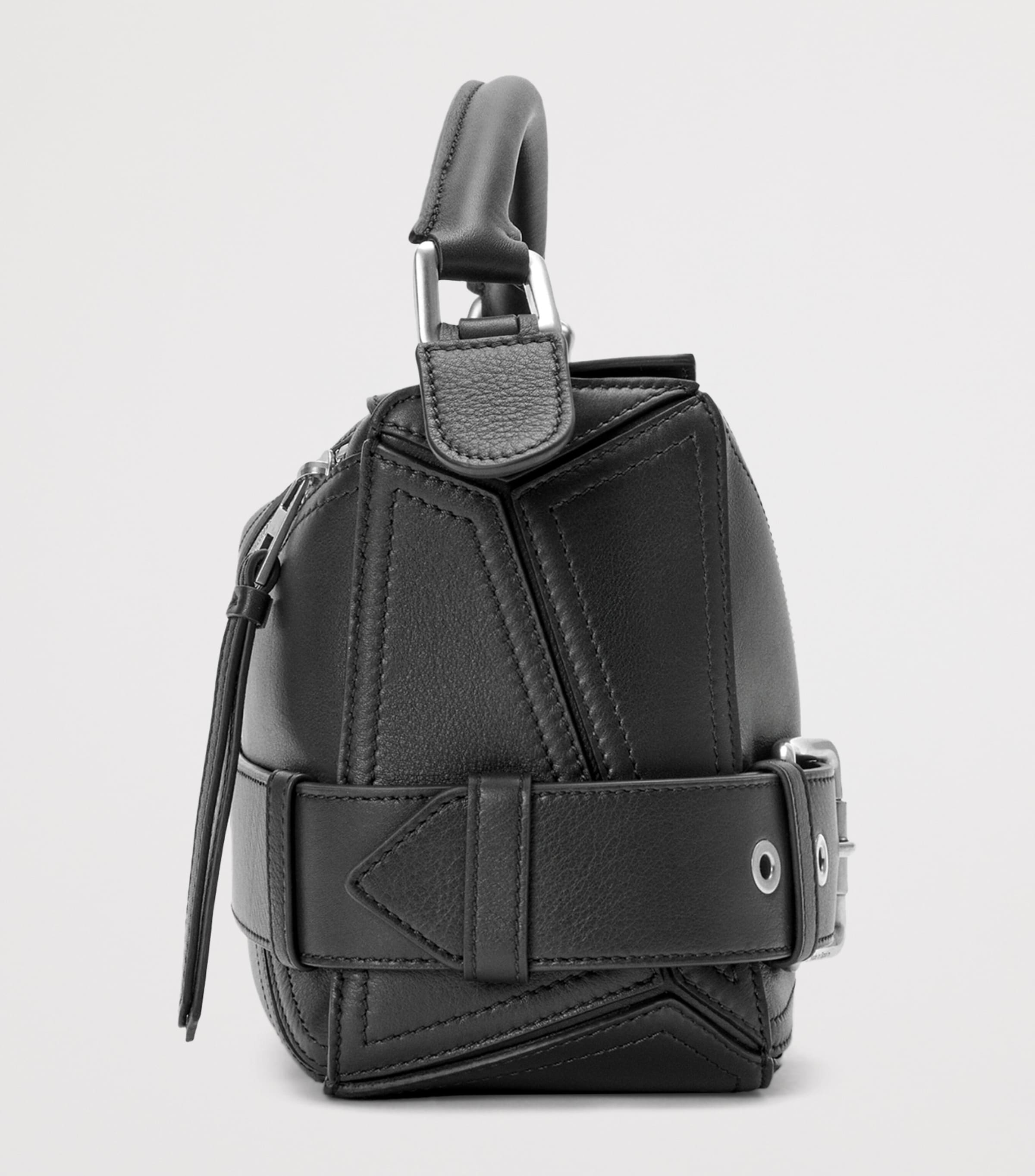 LOEWE Small Leather Puzzle Biker Top-Handle Bag | Harrods US