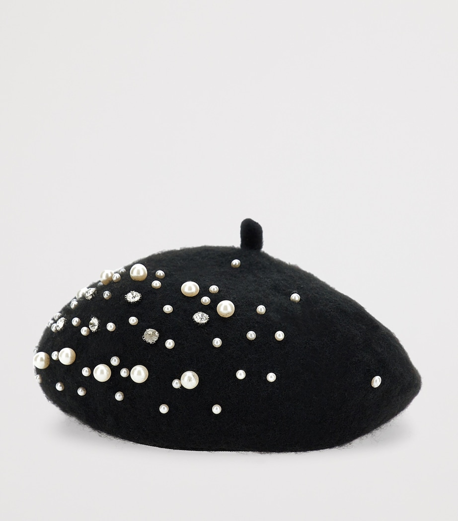 Embellished Beret NERO Image 3