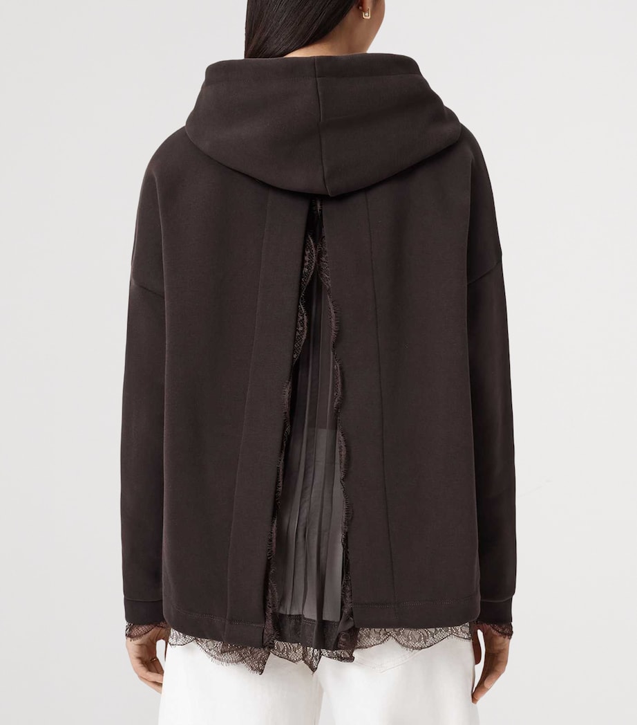 Organic Cotton-Blend Nia Hoodie BOTTLE BROWN Image 5