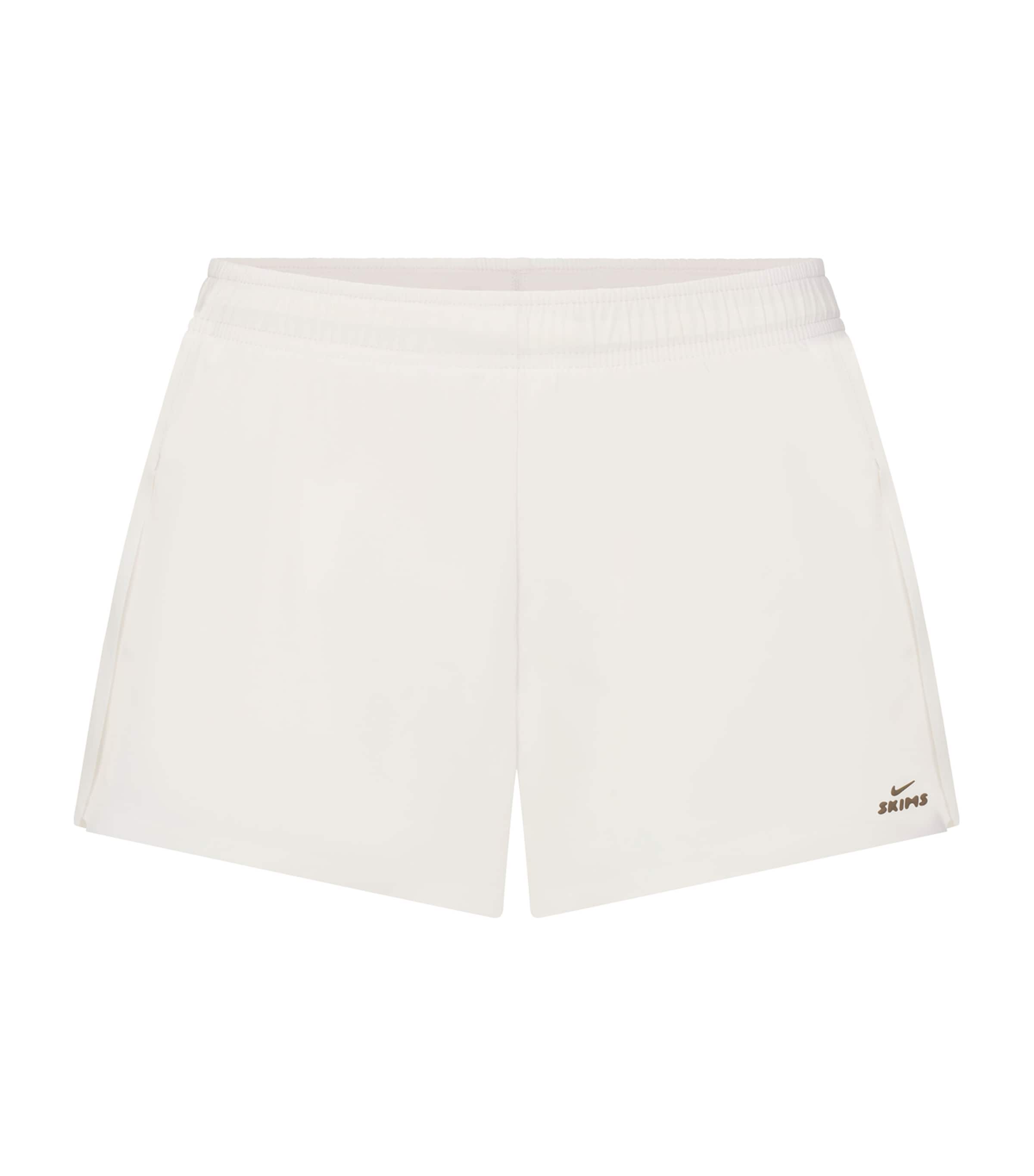 NikeSKIMS Womens NikeSKIMS Runner Shorts Ivory Image 1